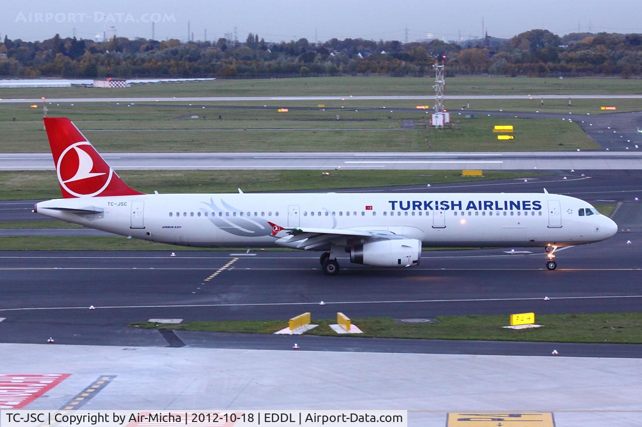 TC-JSC, 2012 Airbus A321-231 C/N 5254, Turkish Airlines, Airbus A321-231, CN: 5254