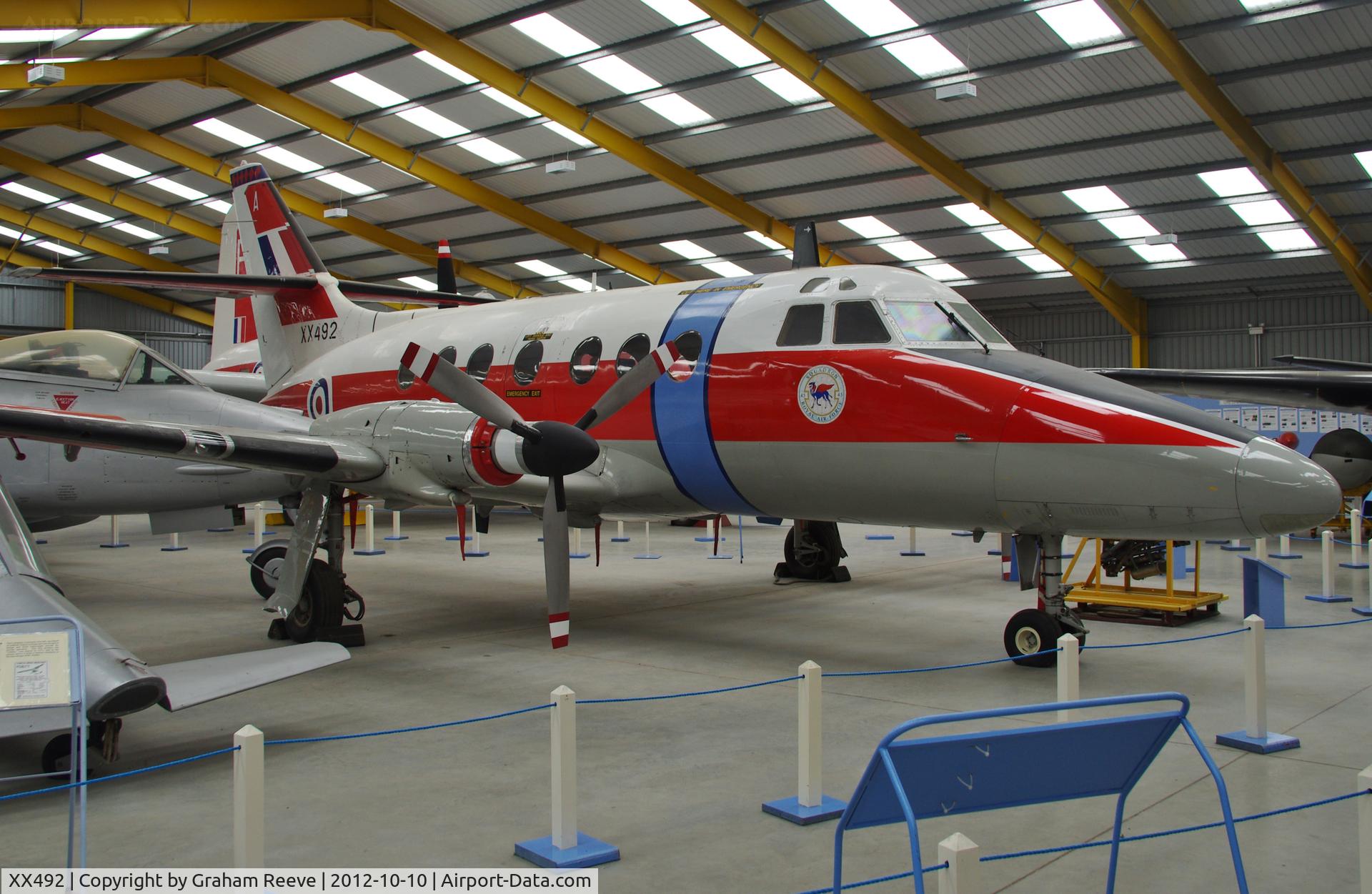 XX492, Scottish Aviation HP-137 Jetstream T.1 C/N 274, Preserved at the Newark Air Museum.