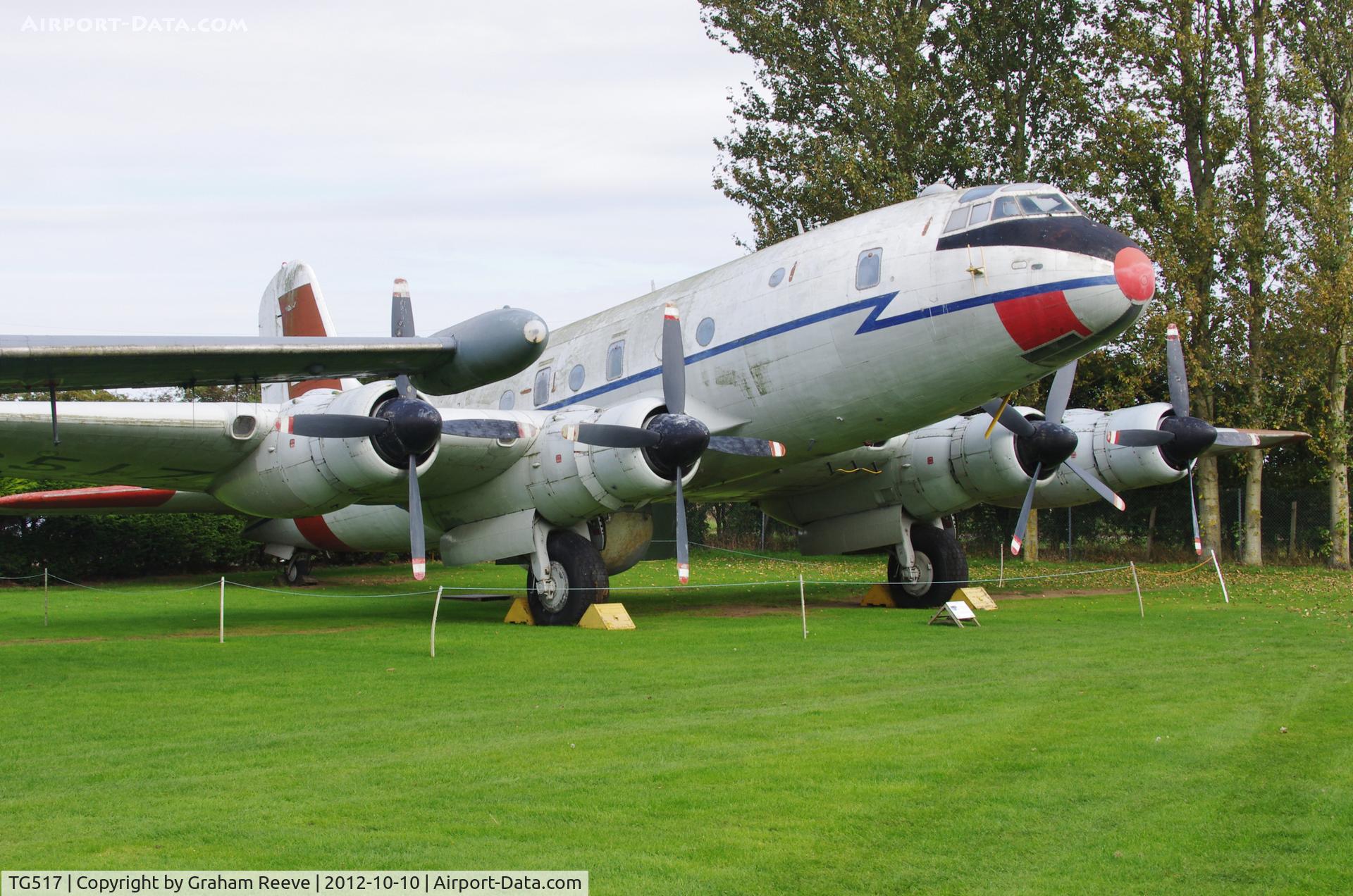 TG517, 1948 Handley Page Hastings T.5 C/N HP67/21, Preserved at the Newark Air Museum.