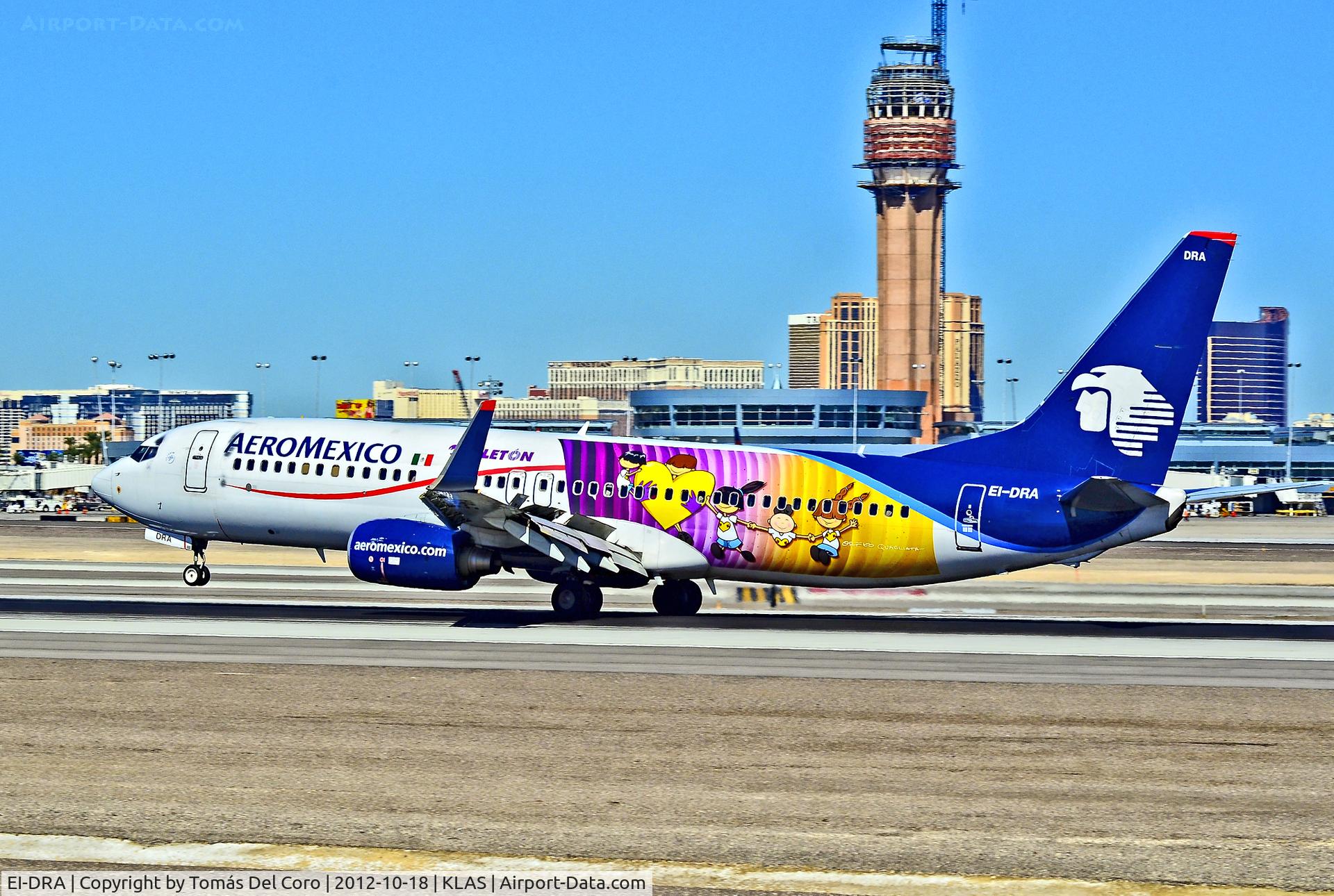 EI-DRA, 2006 Boeing 737-852 C/N 35114, EI-DRA AeroMexico Boeing 737-852 (cn 35114/2037)

- Las Vegas - McCarran International (LAS / KLAS)
USA - Nevada, October 18, 2012
Photo: Tomás Del Coro