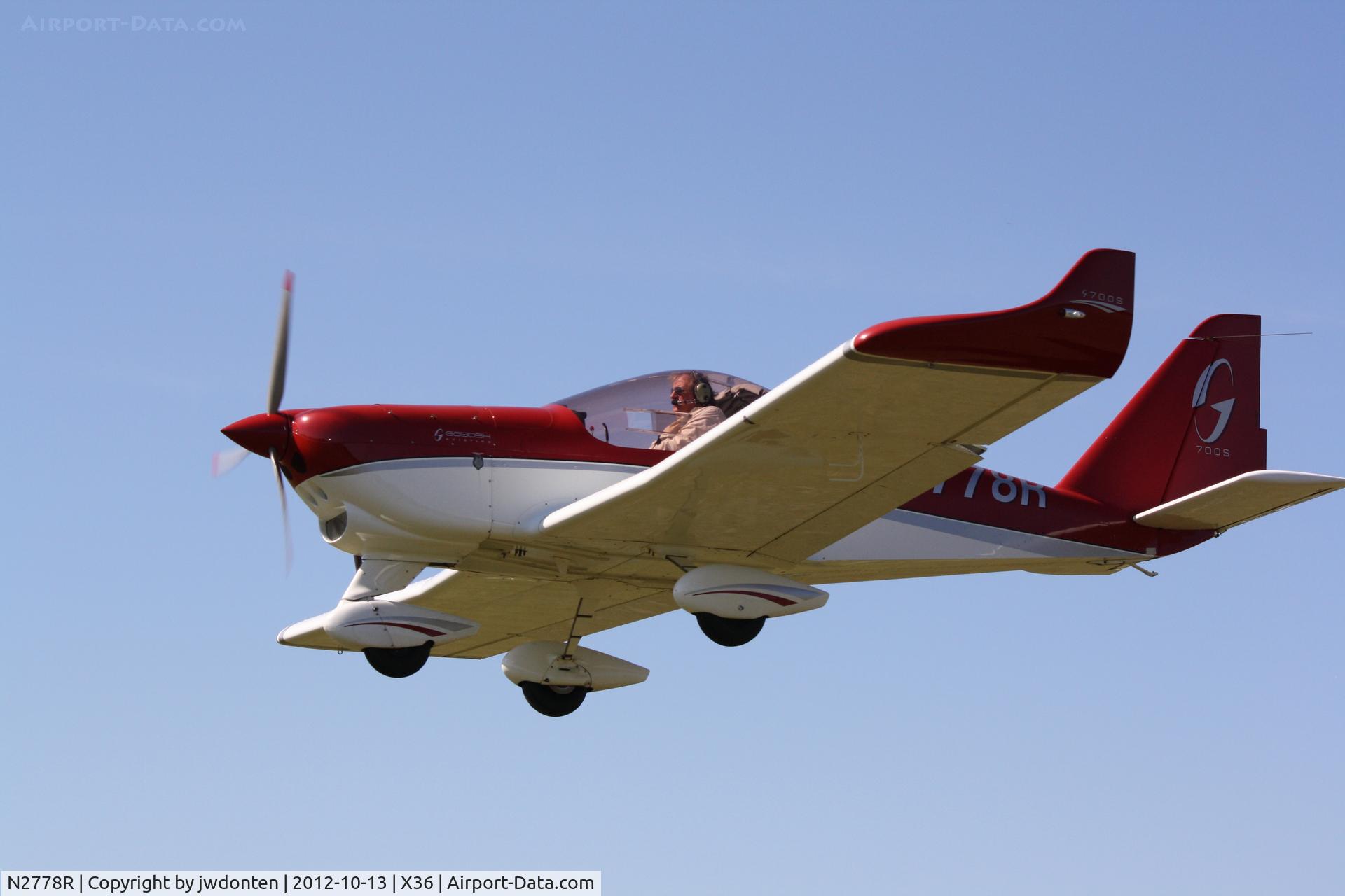 N2778R, 2007 Aero AT-4 LSA C/N AT4-010, Aero AT-4 (N2778R) departs Buchan Airport