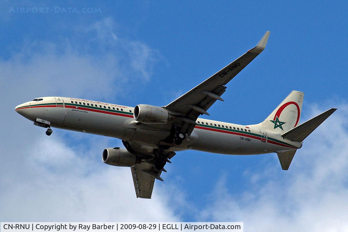 CN-RNU, 2002 Boeing 737-8B6 C/N 28987, Boeing 737-8B6 [28987] (Royal Air Maroc) Home~G 29/08/2009