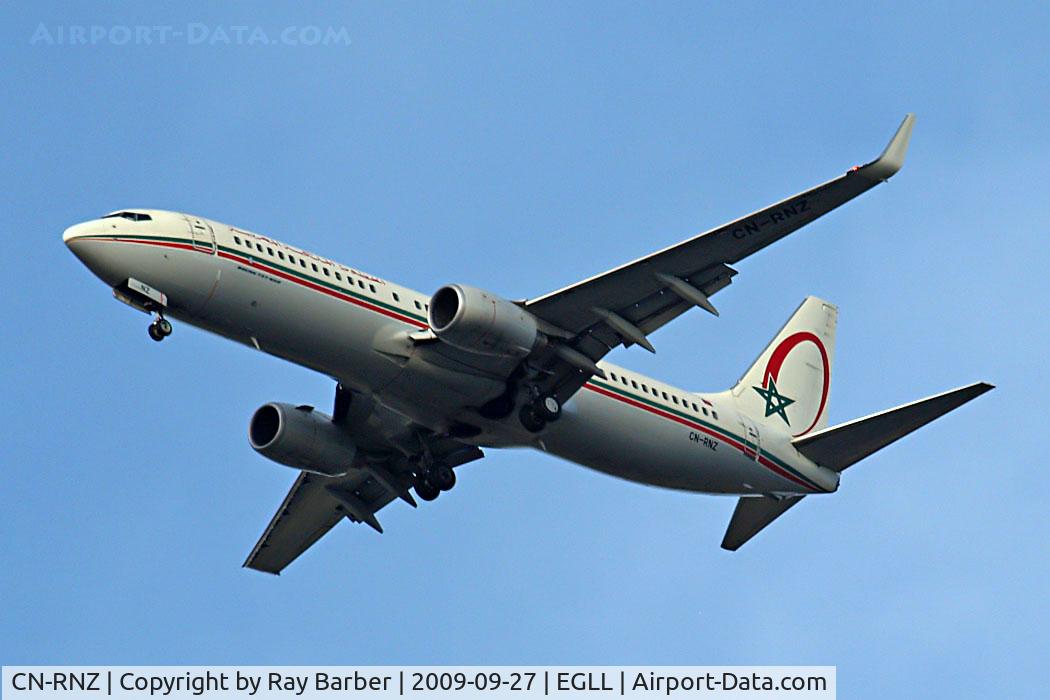 CN-RNZ, 2002 Boeing 737-8B6 C/N 33058, Boeing 737-8B6 [33058] (Royal Air Maroc) Home~G 27/09/2009