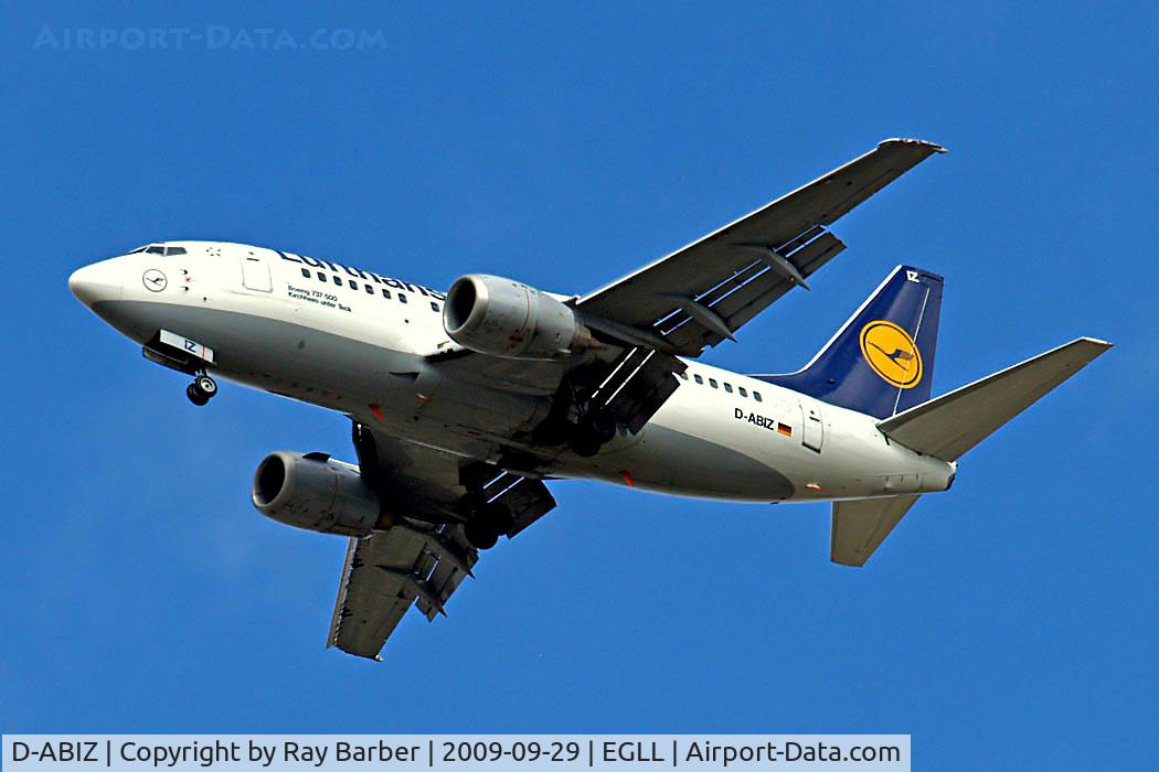 D-ABIZ, 1991 Boeing 737-530 C/N 25244, Boeing 737-530 [25244] (Lufthansa) Home~G 29/09/2009