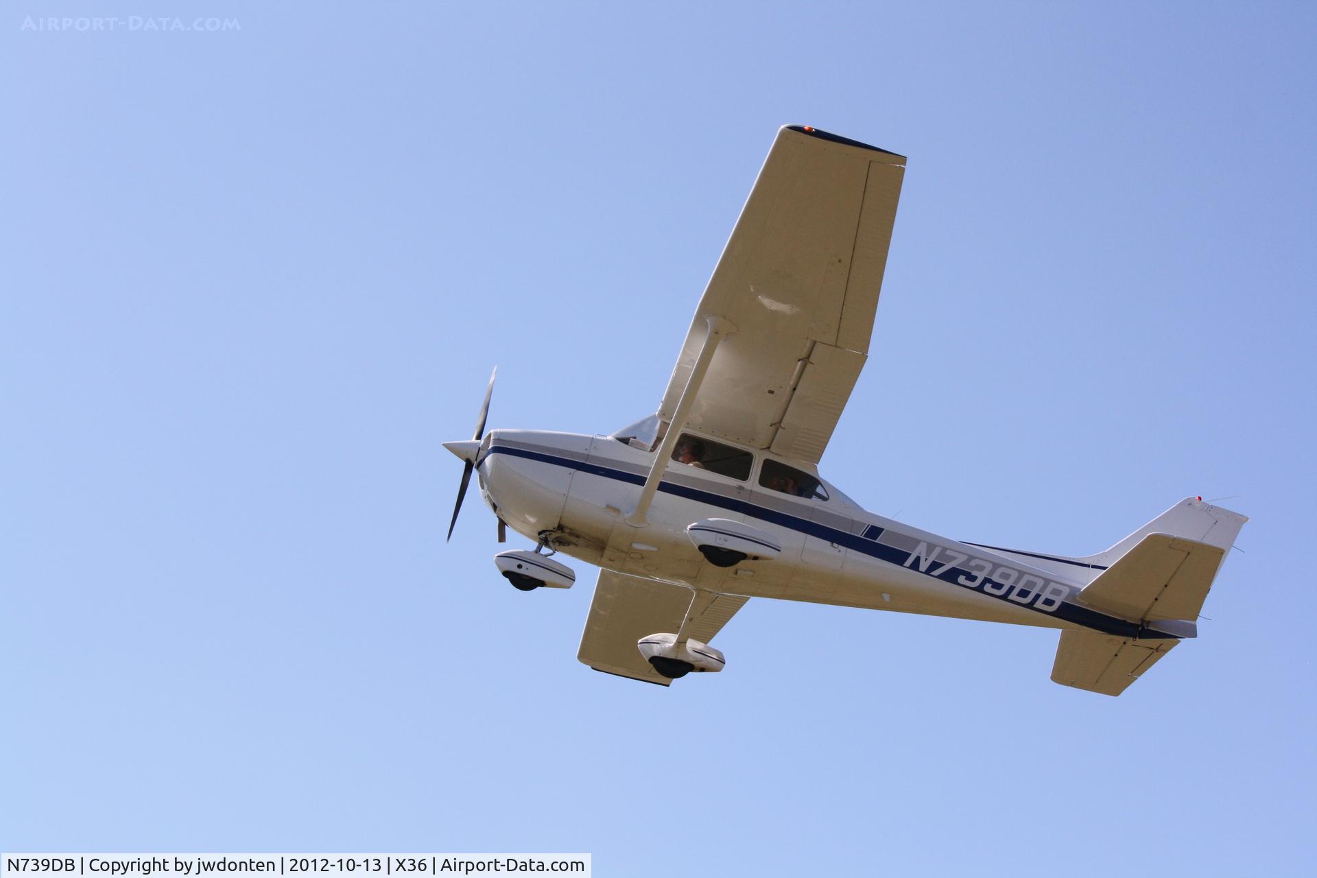 N739DB, 1978 Cessna 172N C/N 17270451, Cessna Skyhawk (N739DB) departs Buchan Airport