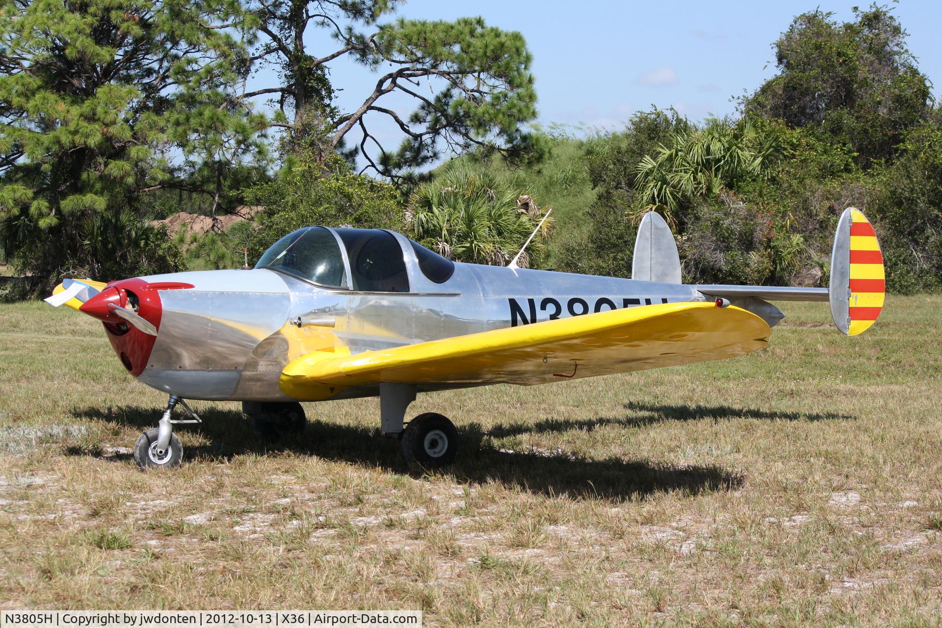 N3805H, 1947 Erco 415CD Ercoupe C/N 4506, Ercoupe 415-CD (N3805H) sits on display at Buchan Airport