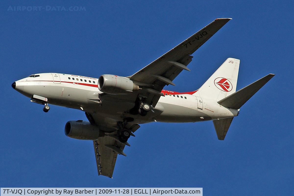 7T-VJQ, 2002 Boeing 737-6D6 C/N 30209, Boeing 737-6D6 [30209] (Air Algerie) Home~G 28/11/2009