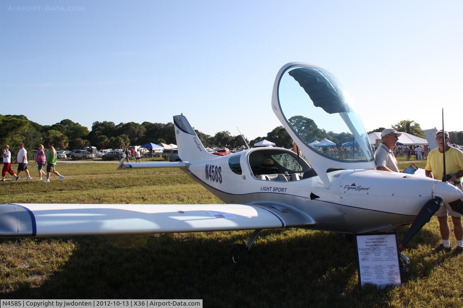 N458S, 2009 CZAW SportCruiser C/N 09SC280, Piper Sport (N458S) sits on display at Buchan Airport