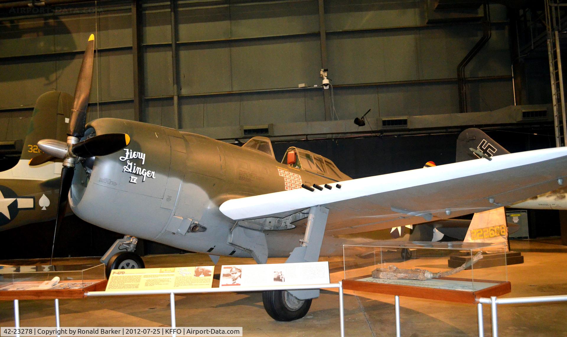 42-23278, 1942 Republic P-47D Thunderbolt C/N 42-23278/1029, AF Museum shown as 42-22668