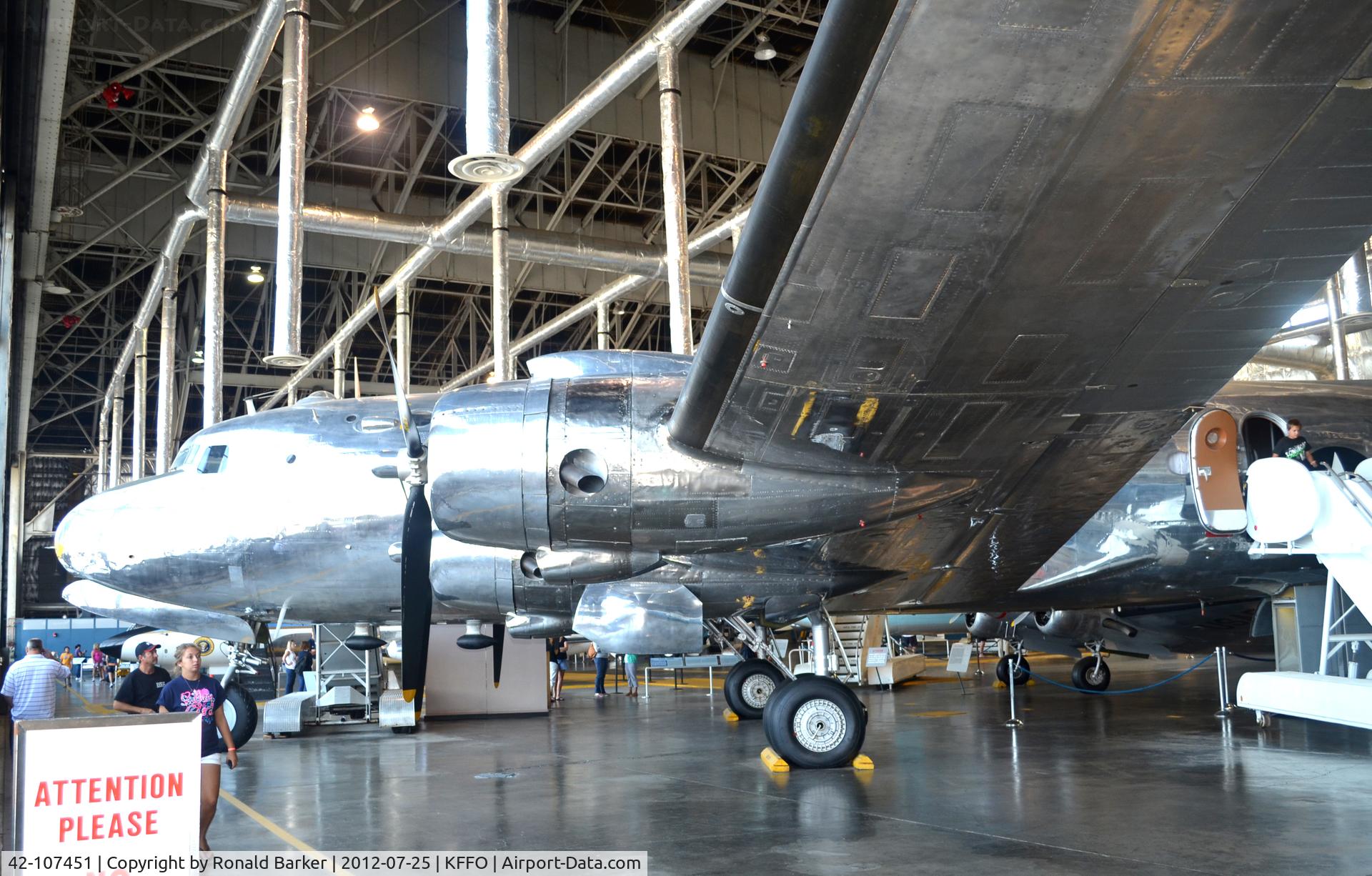 42-107451, 1942 Douglas VC-54C-5-DO Skymaster C/N 7470, AF Museum