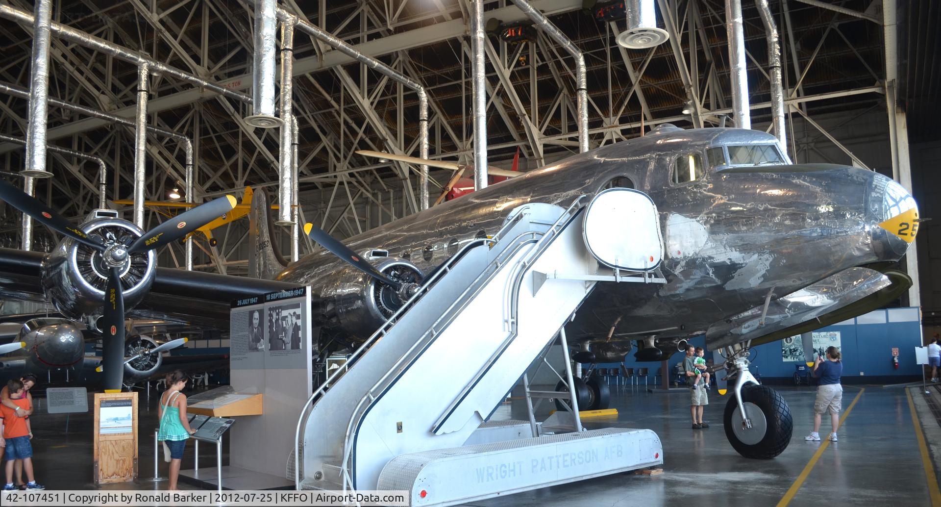 42-107451, 1942 Douglas VC-54C-5-DO Skymaster C/N 7470, AF Museum