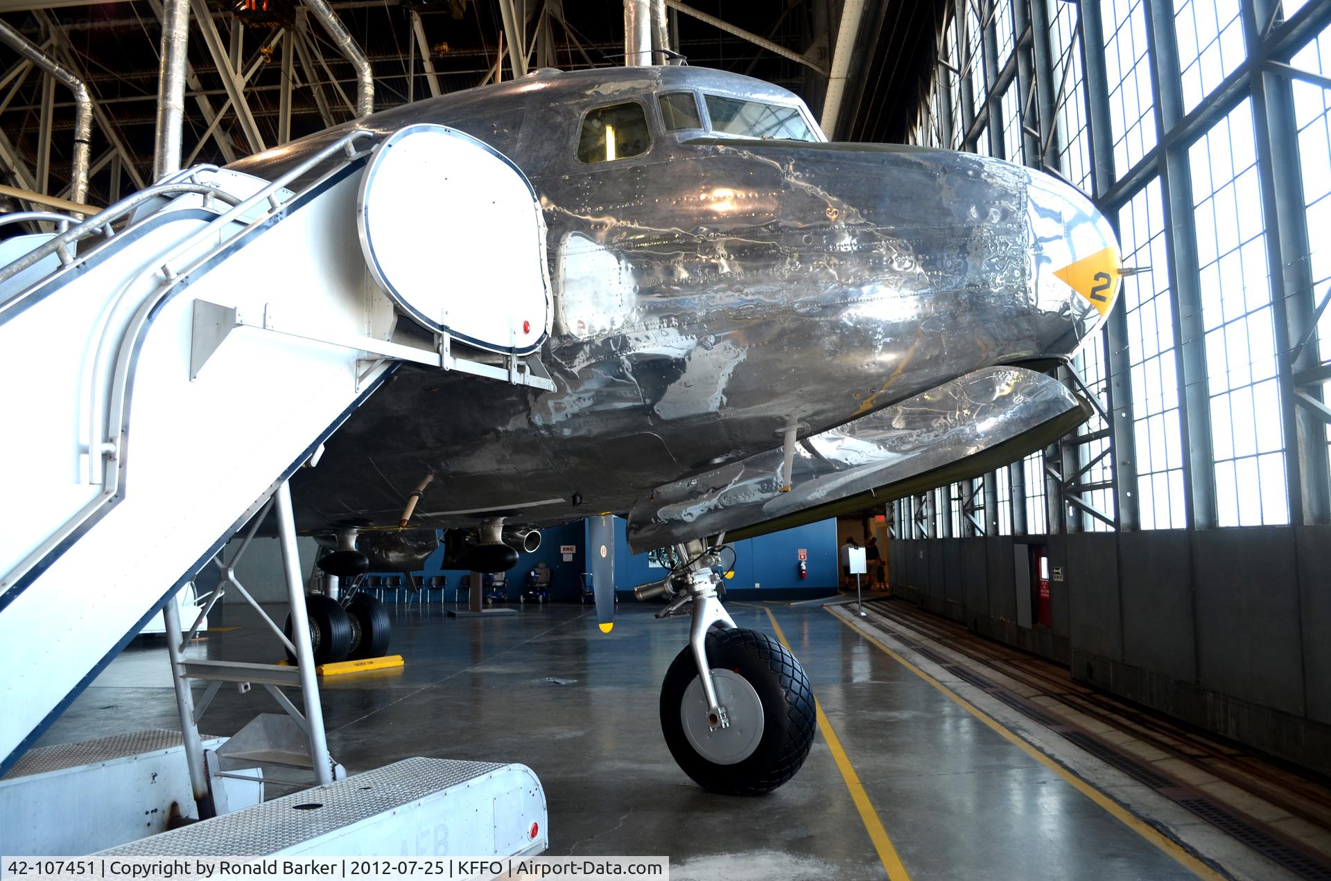 42-107451, 1942 Douglas VC-54C-5-DO Skymaster C/N 7470, AF Museum