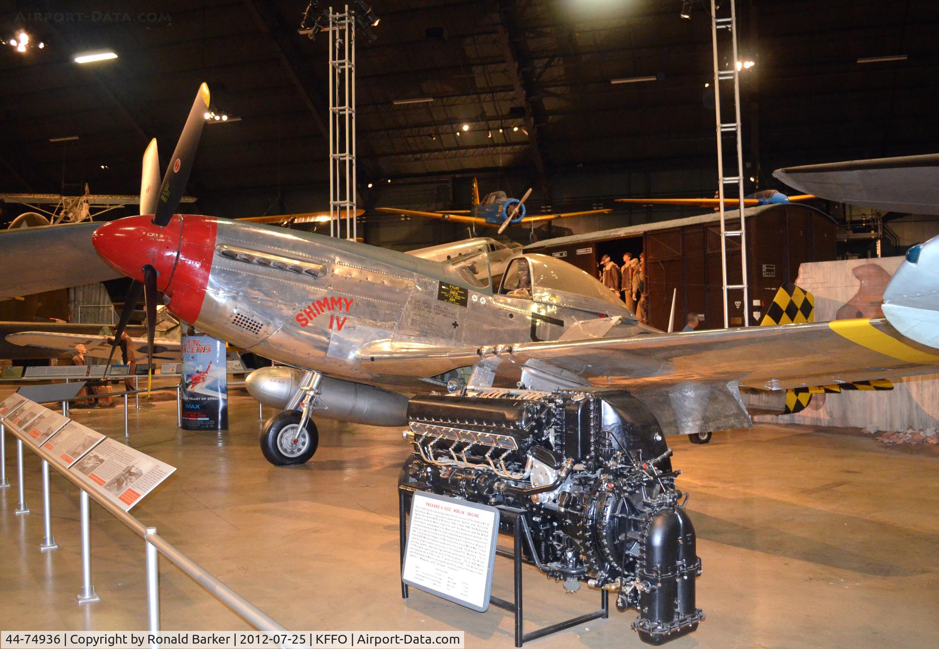 44-74936, 1944 North American P-51D-30-NA Mustang C/N 122-41476, AF Museum