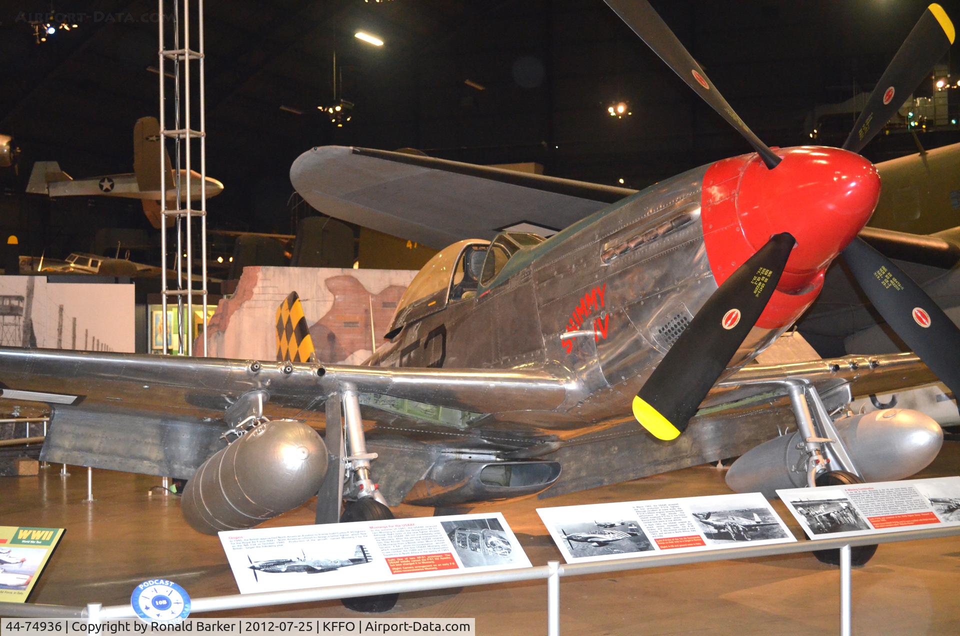 44-74936, 1944 North American P-51D-30-NA Mustang C/N 122-41476, AF Museum