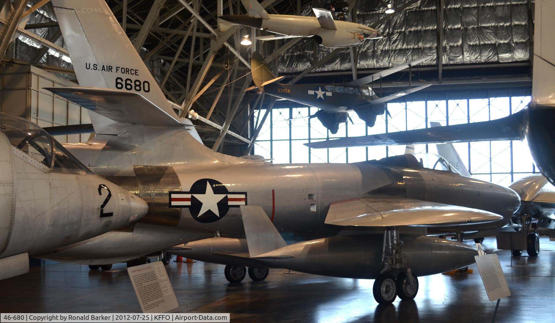 46-680, 1948 Republic XF-91 Thunderceptor C/N Not found 46-680, AF Museum