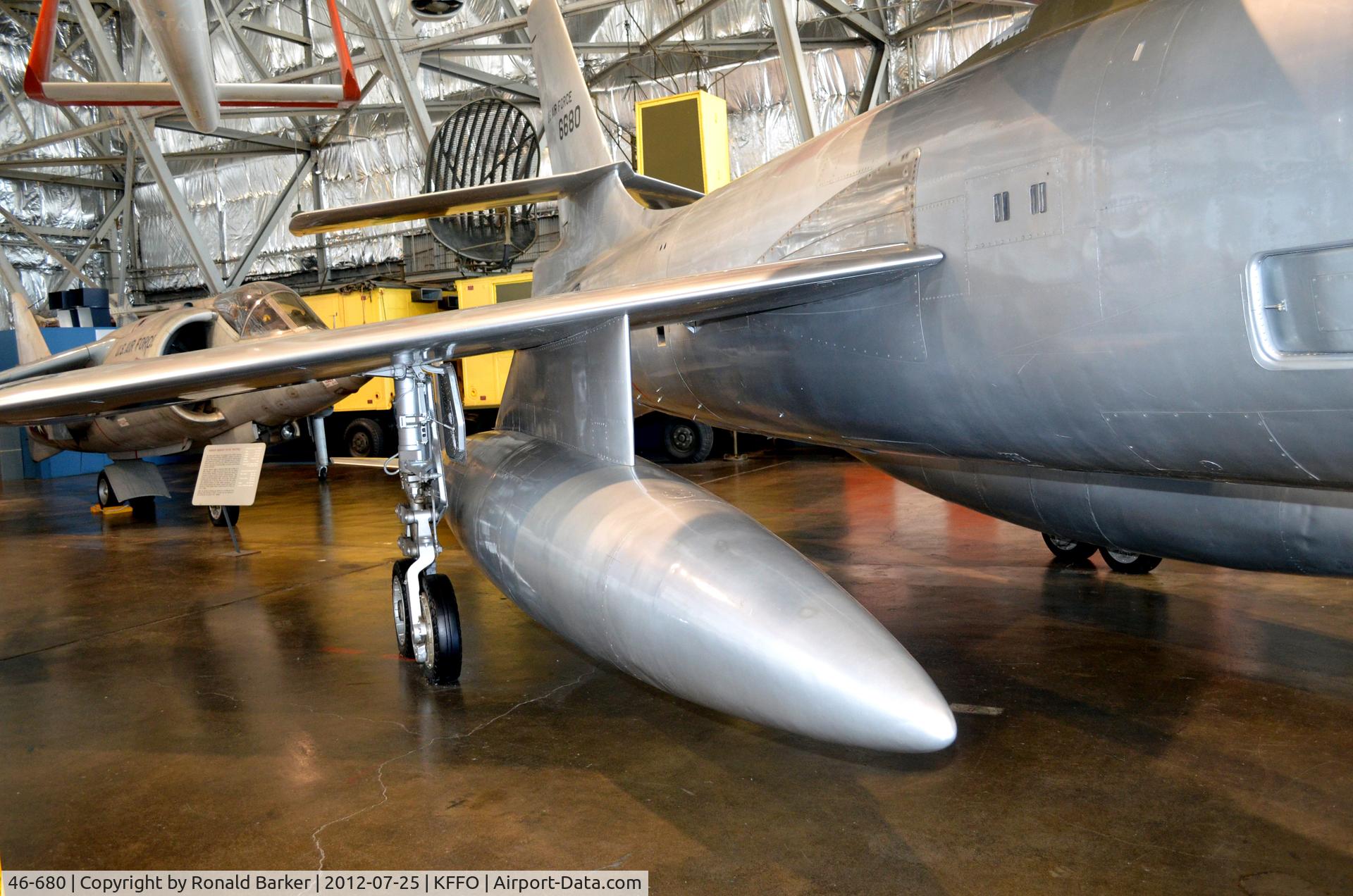 46-680, 1948 Republic XF-91 Thunderceptor C/N Not found 46-680, AF Museum
