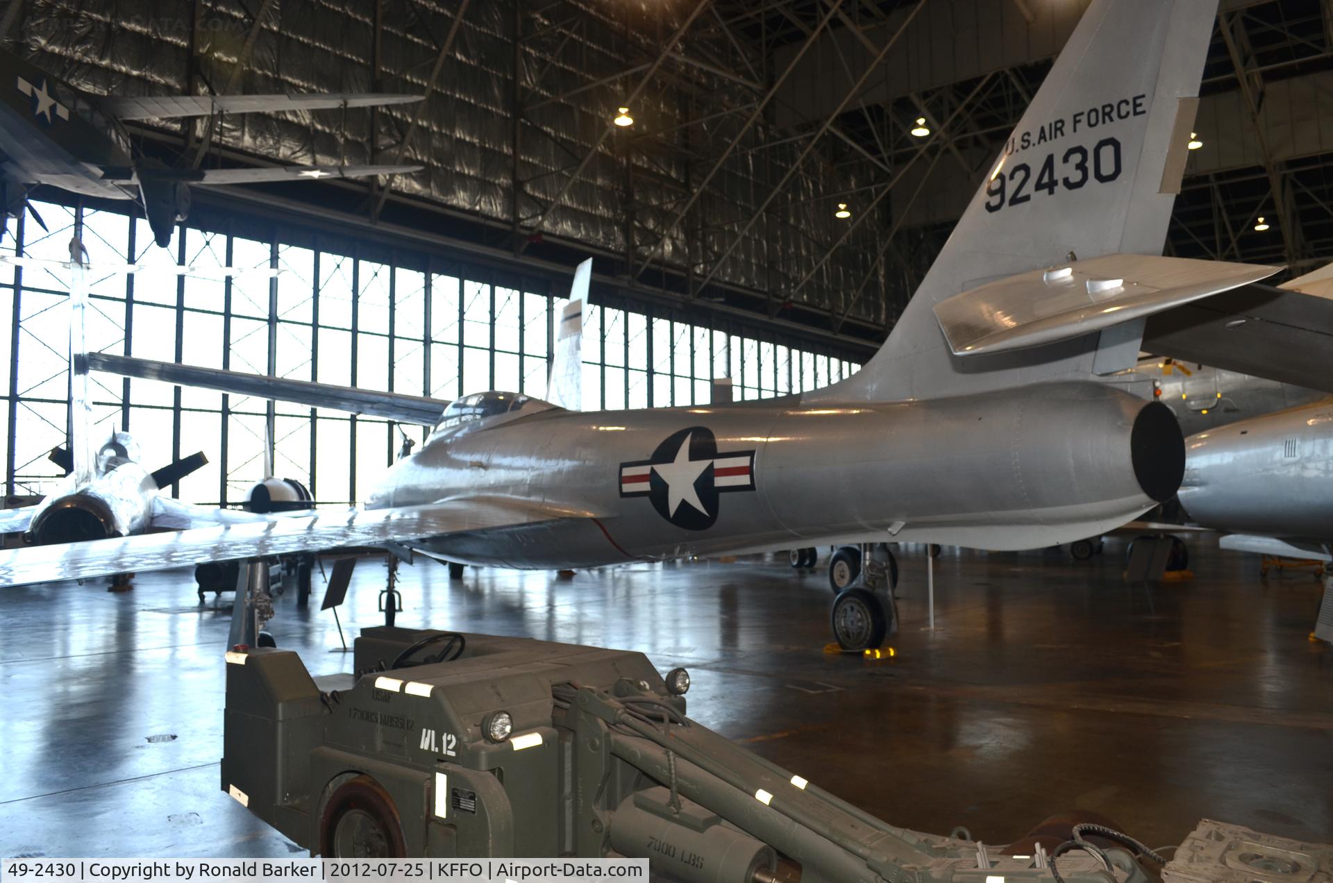 49-2430, 1950 Republic YRF-84F FICON C/N Not found 49-2430, AF Museum