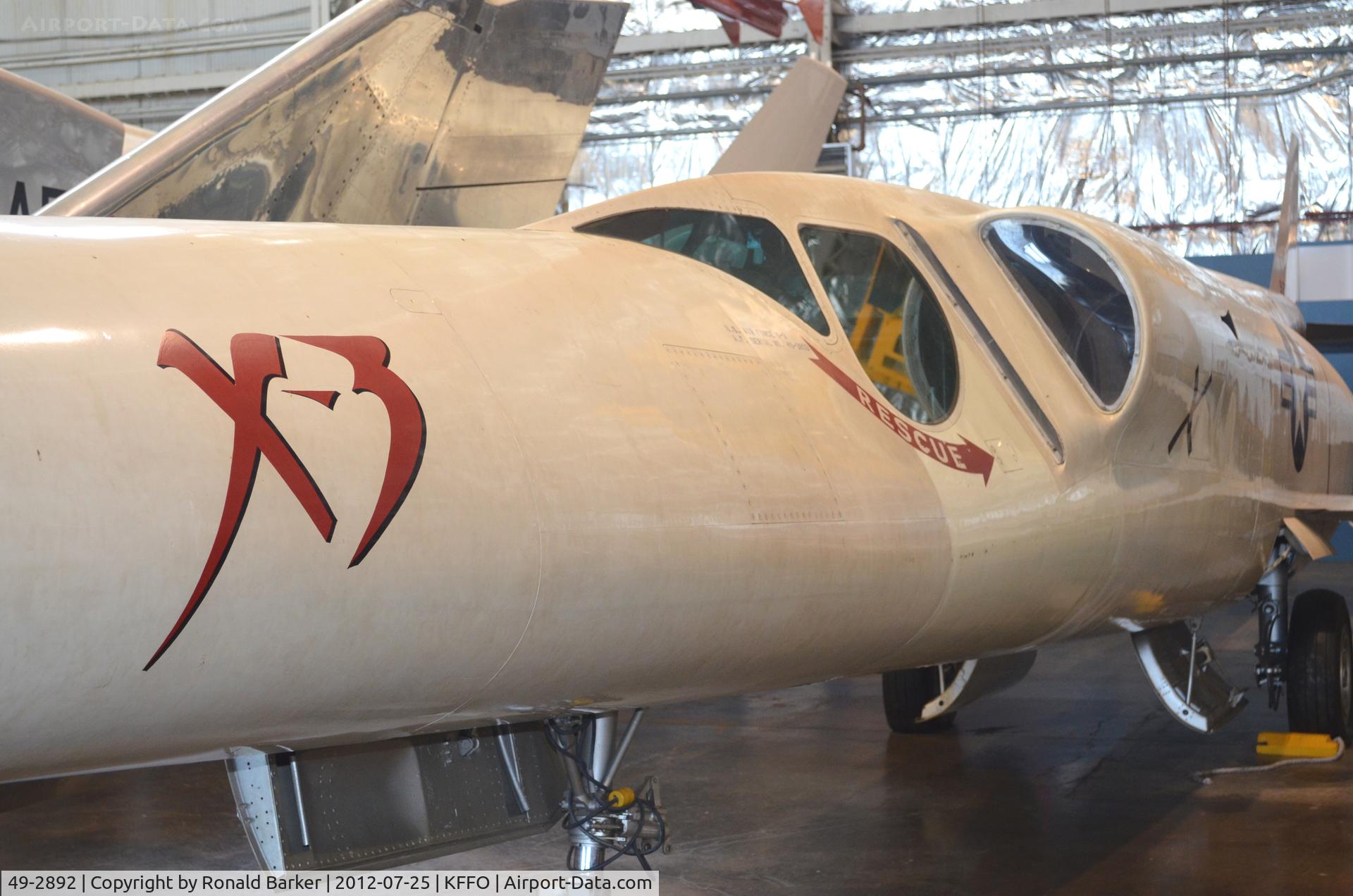 49-2892, 1949 Douglas X-3 Stiletto C/N Not found 49-2892, AF Museum
