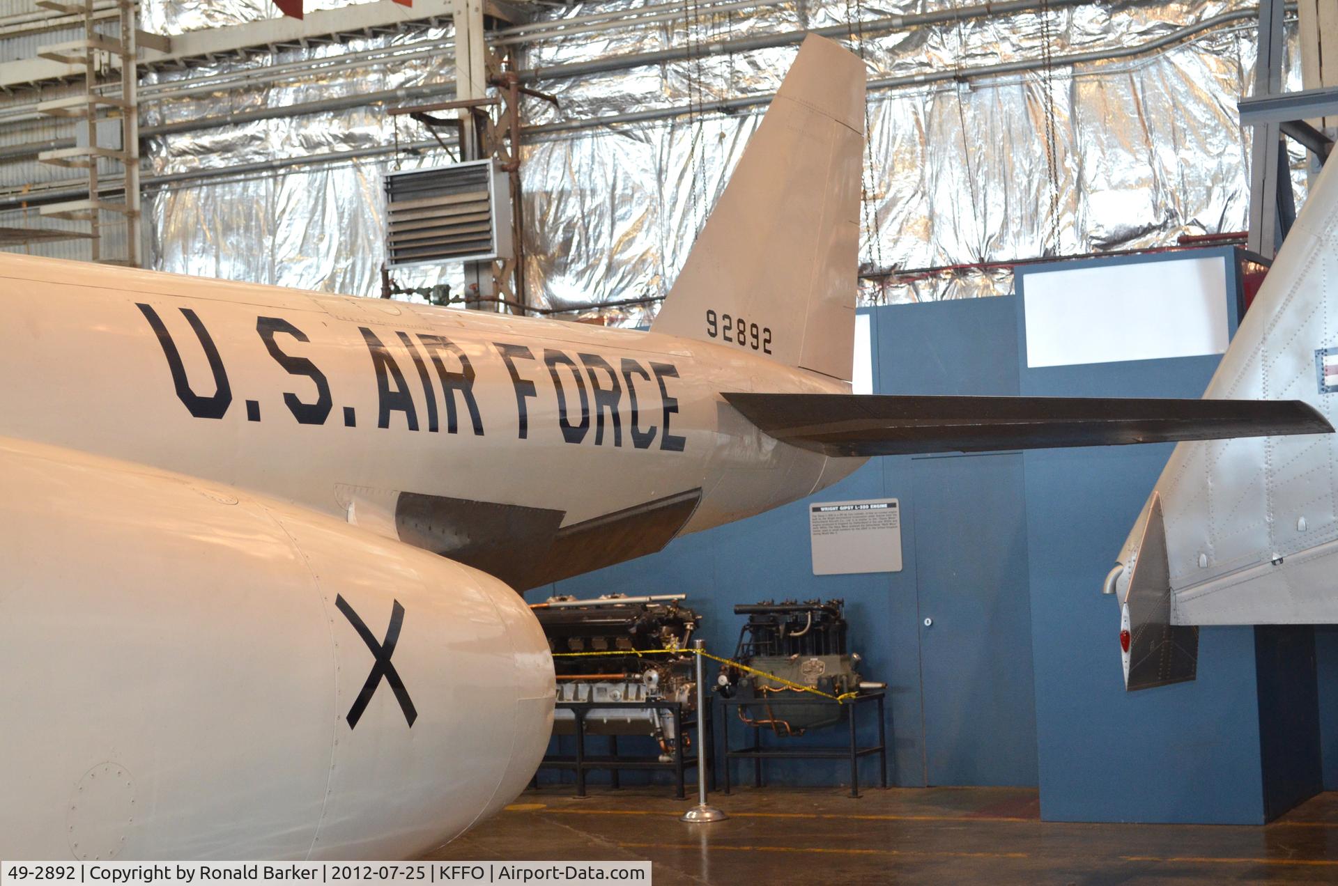 49-2892, 1949 Douglas X-3 Stiletto C/N Not found 49-2892, AF Museum