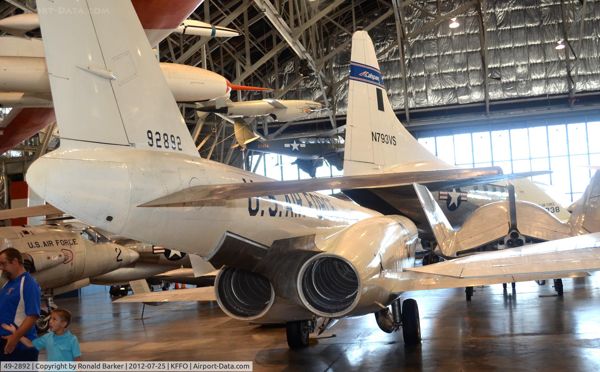 49-2892, 1949 Douglas X-3 Stiletto C/N Not found 49-2892, AF Museum