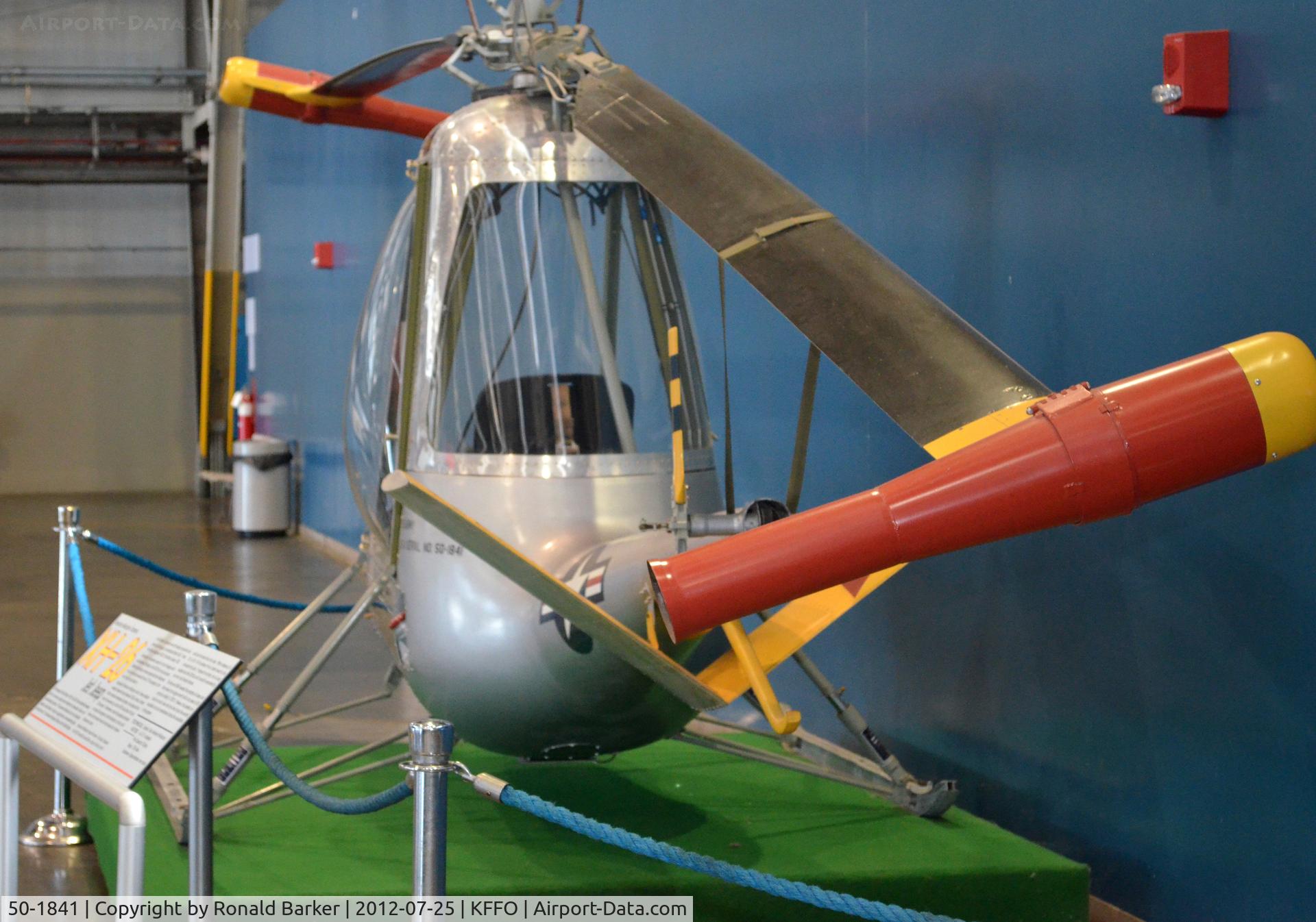 50-1841, 1951 American Helicopter Company XH-26 Jet Jeep C/N Unknown, AF Museum