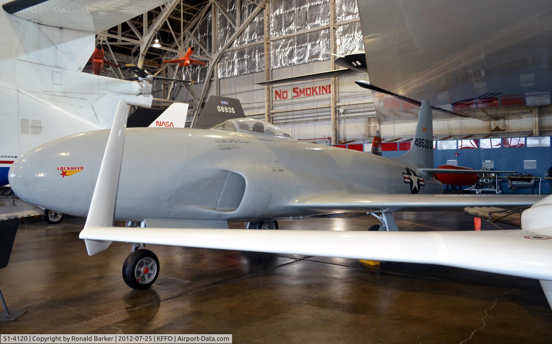 51-4120, 1951 Lockheed NT-33A-1-LO C/N 580-5414, AF Museum