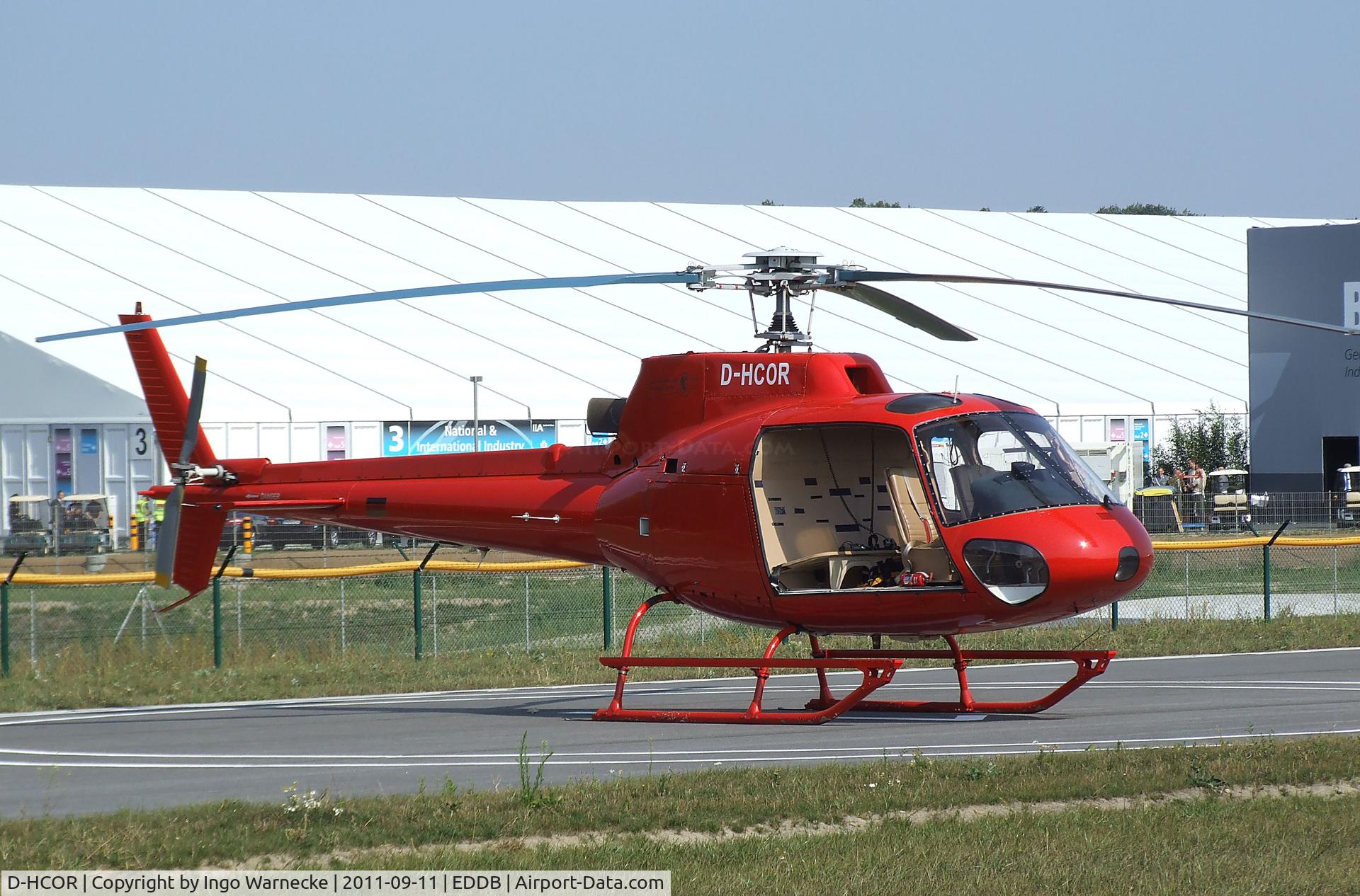 D-HCOR, Aerospatiale AS-350B Ecureuil C/N 1601, Aerospatiala AS.350B Ecureuil at the ILA 2012, Berlin