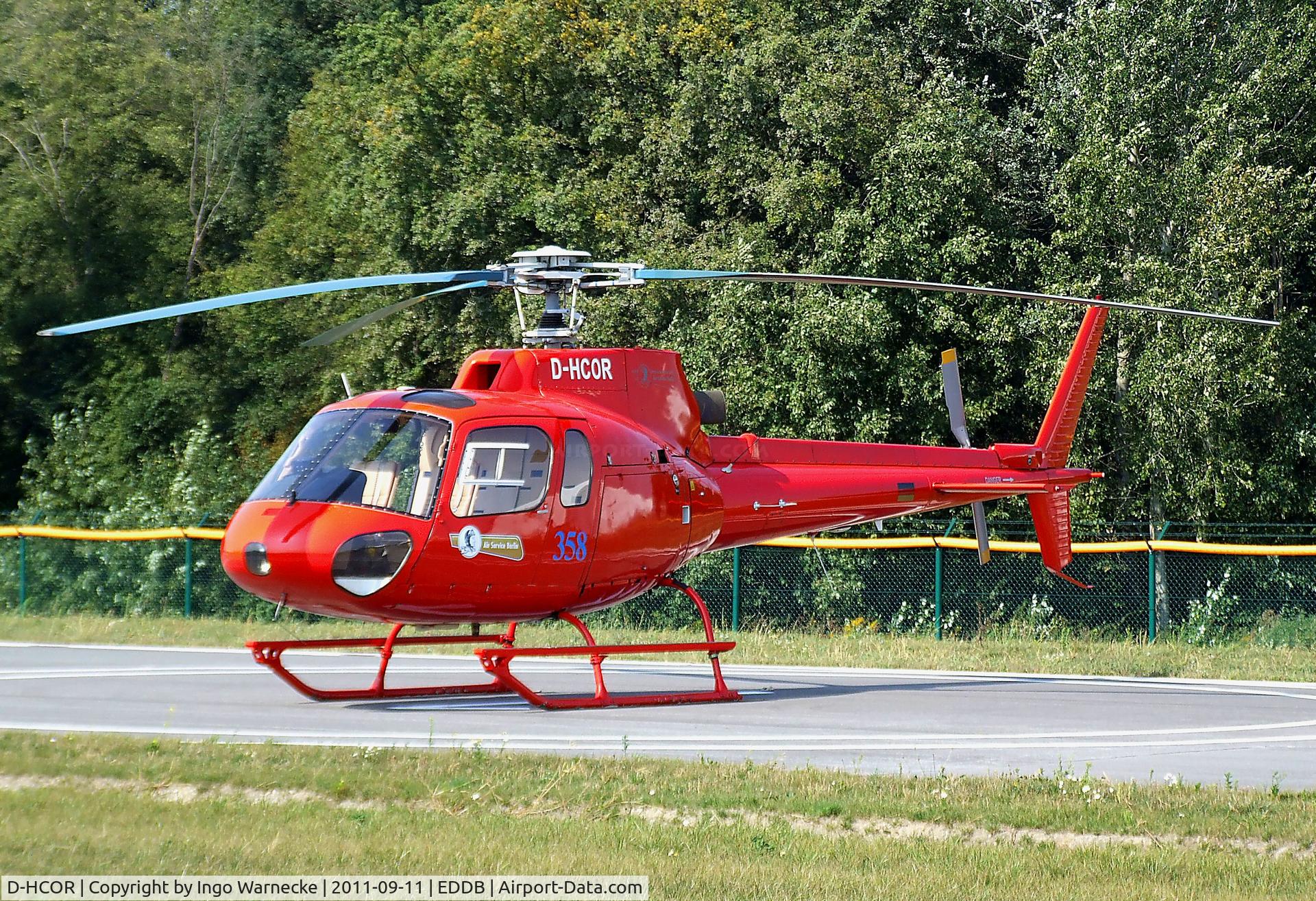 D-HCOR, Aerospatiale AS-350B Ecureuil C/N 1601, Aerospatiala AS.350B Ecureuil at the ILA 2012, Berlin