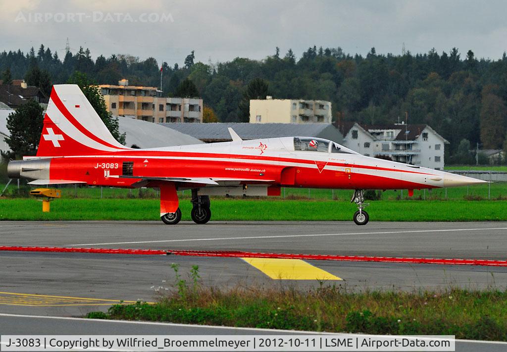 J-3083, Northrop F-5E Tiger II C/N L.1083, To Line-up for a mission to Axalp.