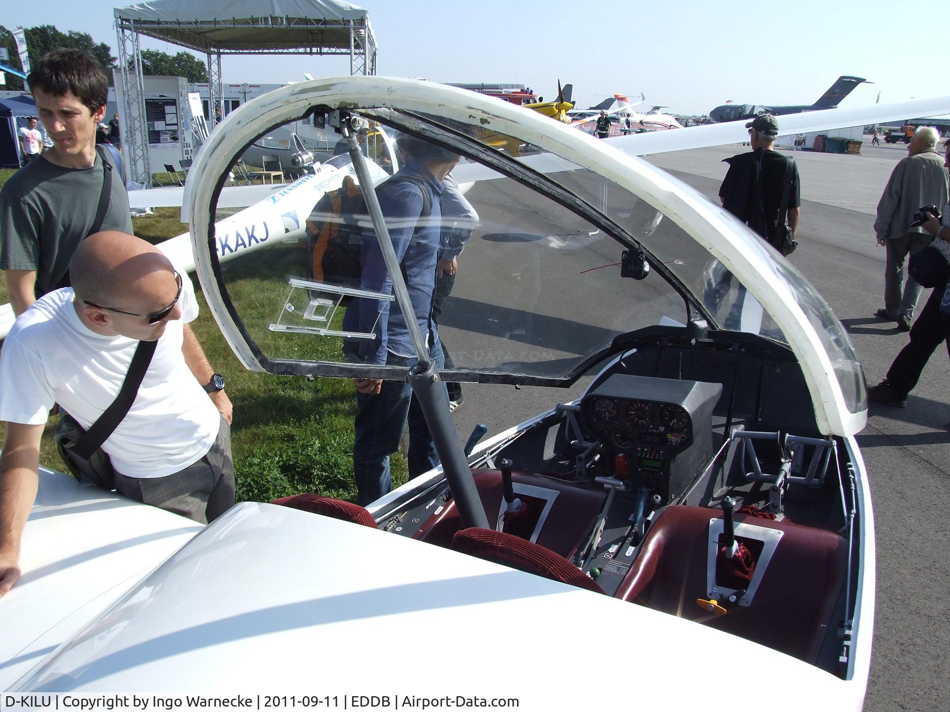 D-KILU, Akaflieg Berlin B-13 C/N unknown_D-KILU, Akaflieg Berlin B-13 (designed and registered - but never operated - as a motorized glider with retractable propeller, it will be converted to an electric motor in the near future) at the ILA 2012, Berlin  #c