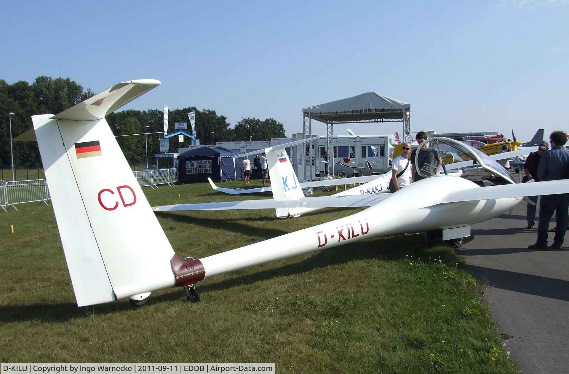 D-KILU, Akaflieg Berlin B-13 C/N unknown_D-KILU, Akaflieg Berlin B-13 (designed and registered - but never operated - as a motorized glider with retractable propeller, it will be converted to an electric motor in the near future) at the ILA 2012, Berlin