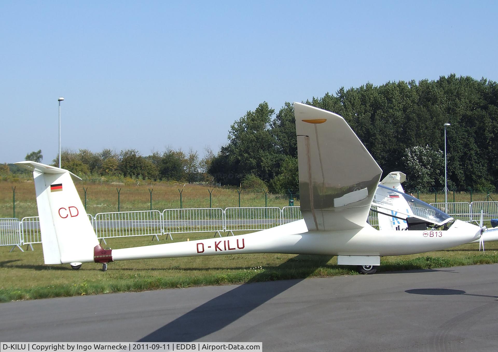 D-KILU, Akaflieg Berlin B-13 C/N unknown_D-KILU, Akaflieg Berlin B-13 (designed and registered - but never operated - as a motorized glider with retractable propeller, it will be converted to an electric motor in the near future) at the ILA 2012, Berlin