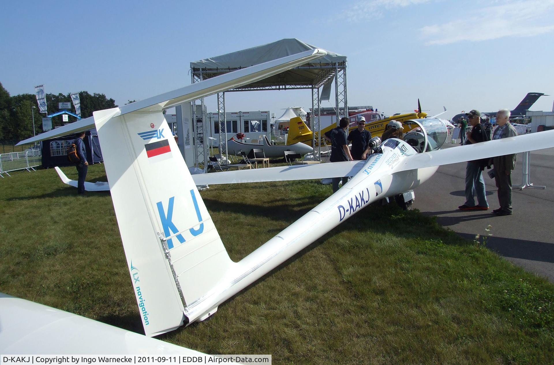 D-KAKJ, Glaser-Dirks DG-1000J C/N Not found D-KAKJ, DG-Flugzeugbau DG-1000J converted by Akaflieg Karlsruhe to carry a retractable turbojet, at the ILA 2012, Berlin