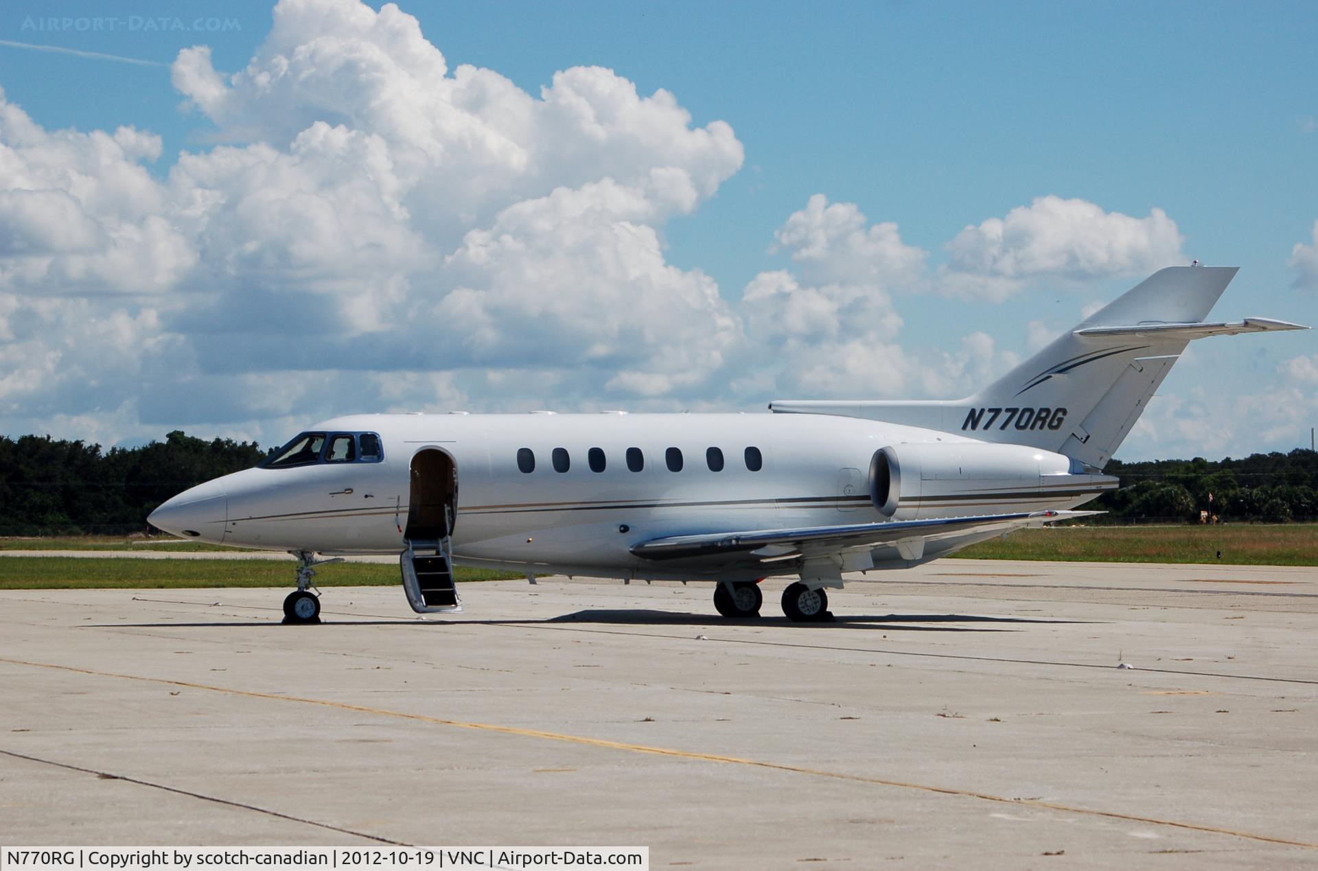 N770RG, 1993 British Aerospace BAe.125-1000A C/N 259025, 1993 Corporate Jets Limited BAE 125-1000A (Hawker 1000) N770RG at Venice Municipal Airport, Venice, FL