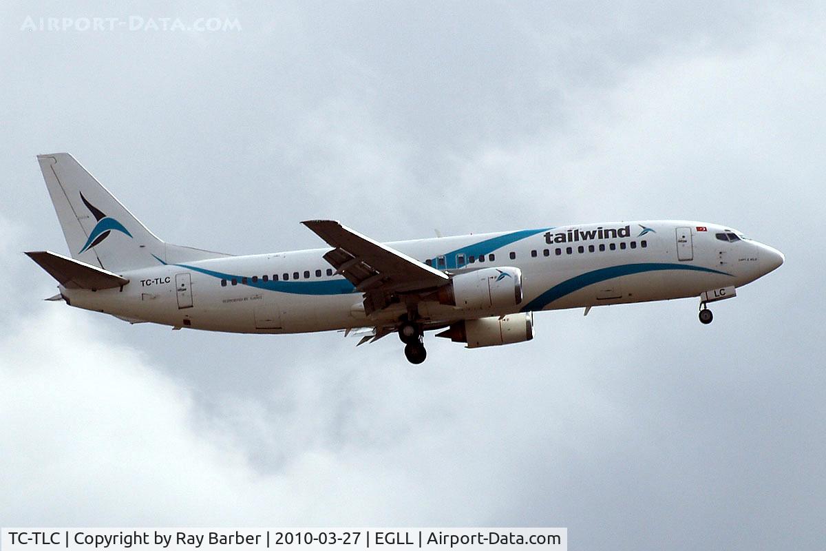 TC-TLC, 1994 Boeing 737-4Q8 C/N 25112, Boeing 737-4Q8 [25112] (Tailwind Airlines) Home~G 27/03/2010