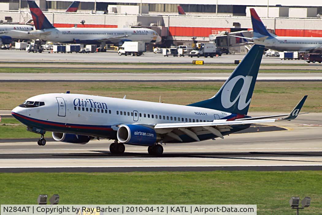 N284AT, 2006 Boeing 737-76N C/N 32668, Boeing 737-76N [32668] (AirTran Airways) Atlanta~N 12/04/2010