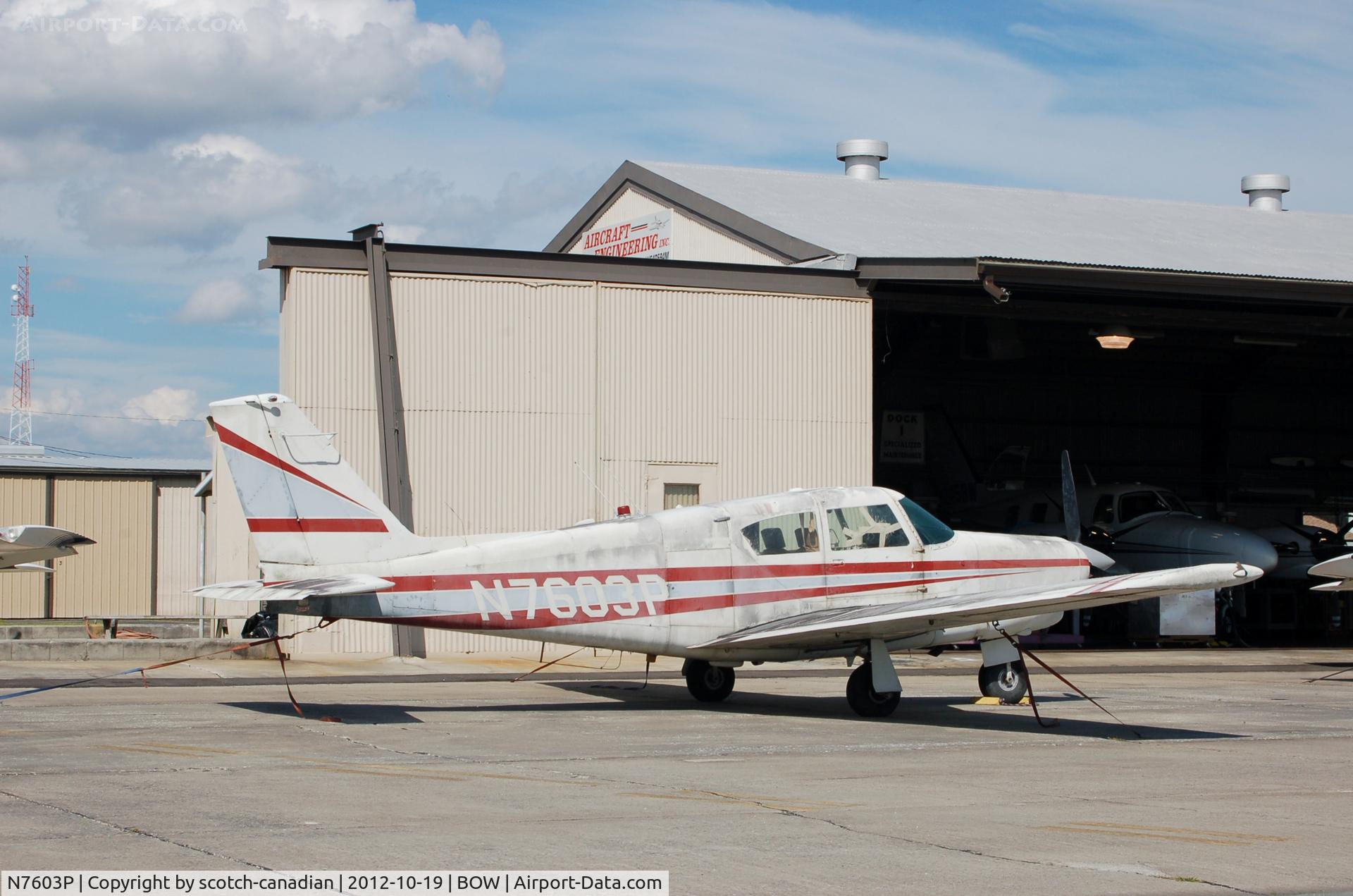 N7603P, 1961 Piper PA-24-250 Comanche C/N 24-2814, 1961 Piper PA-24-250 N7603P at Bartow Municipal Airport, Bartow, FL