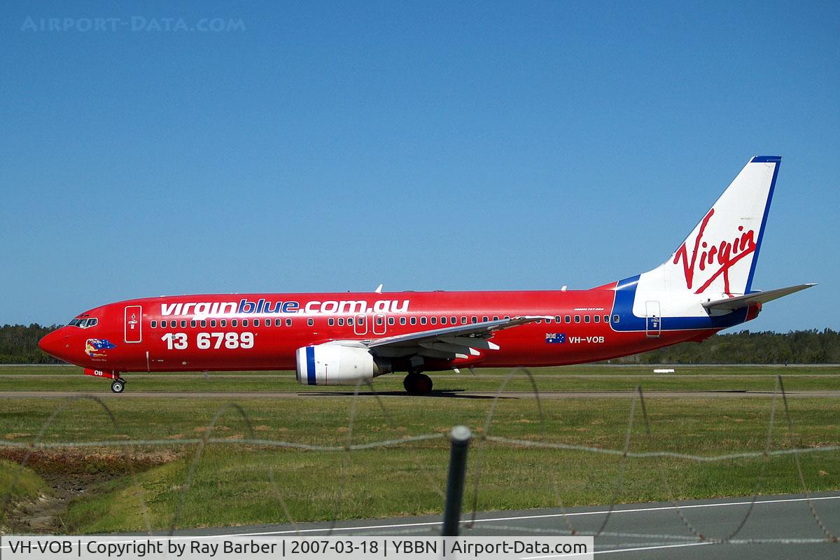 VH-VOB, 2002 Boeing 737-8BK C/N 30622, Boeing 737-8BK [30622] (Virgin Blue) Brisbane-International~VH 18/03/2007