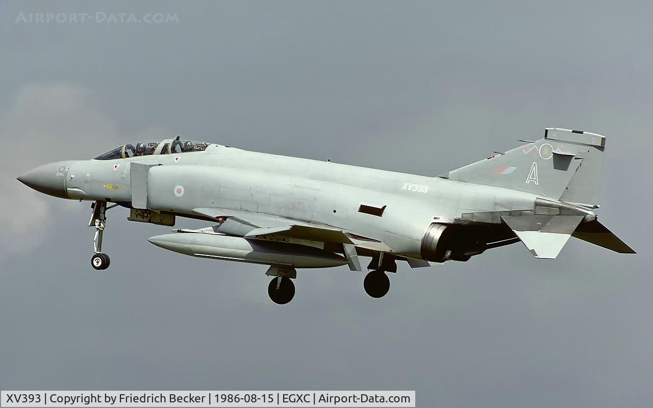 XV393, 1968 McDonnell Douglas Phantom FGR2 C/N 2791/9223, on final