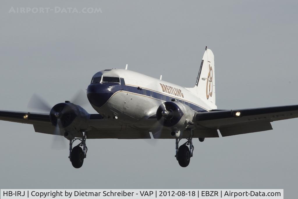 HB-IRJ, 1940 Douglas DC-3A-S4C4G C/N 2204, Breitling DC3
