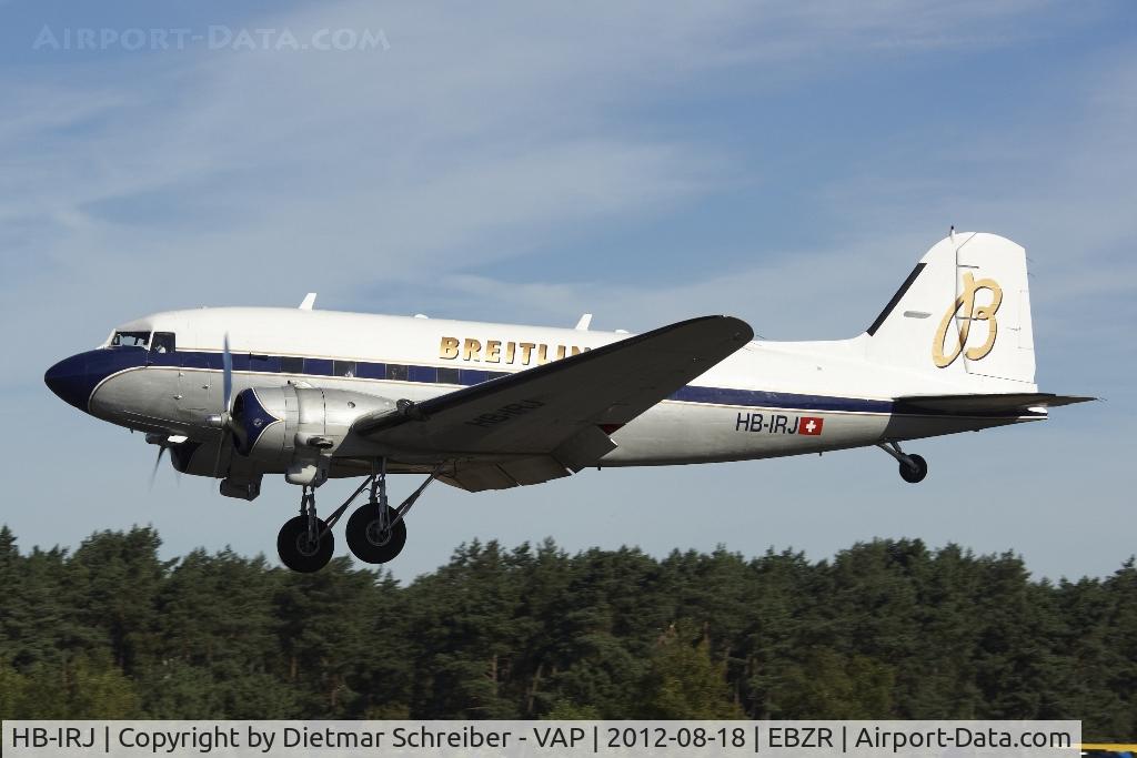 HB-IRJ, 1940 Douglas DC-3A-S4C4G C/N 2204, Breitling DC3