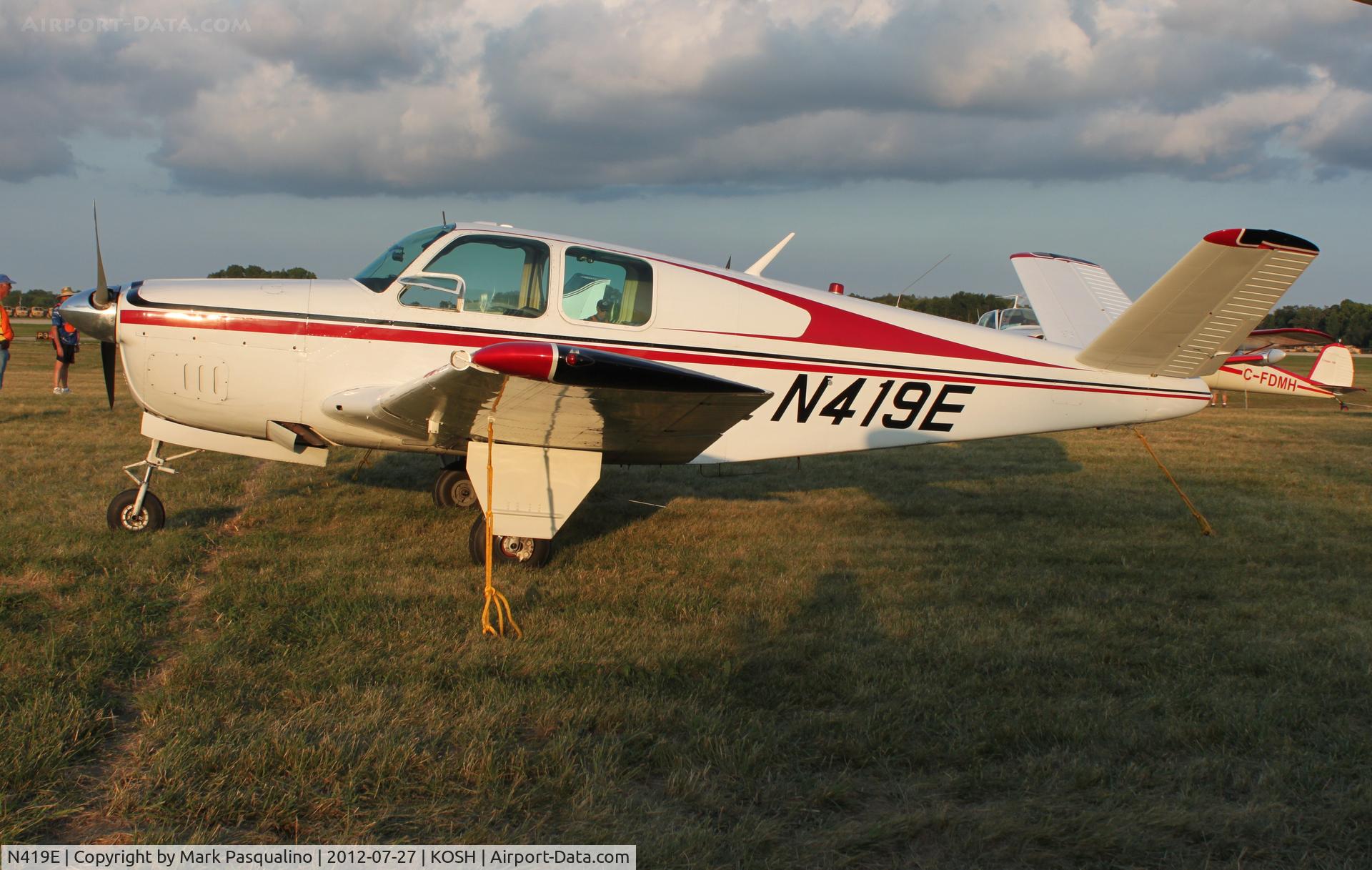 N419E, 1948 Beech 35 Bonanza C/N D-1425, Beech 35