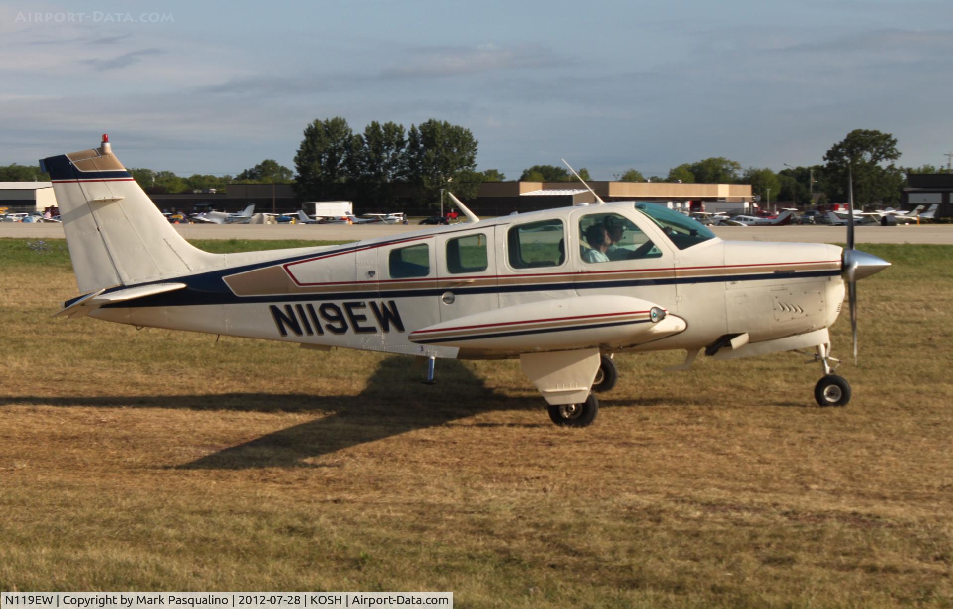 N119EW, 1981 Beech A36 Bonanza 36 C/N E-1863, Beech A36