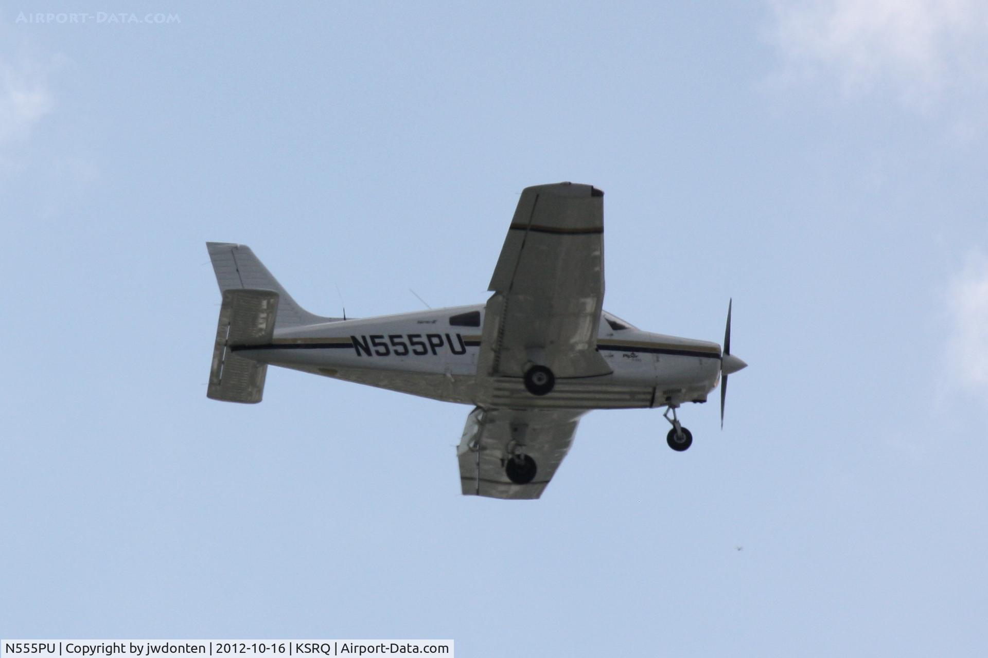 N555PU, 2000 Piper PA-28-161 Cherokee C/N 2842092, Piper Cherokee (N555PU)  arrives at Sarasota-Bradenton International Airport