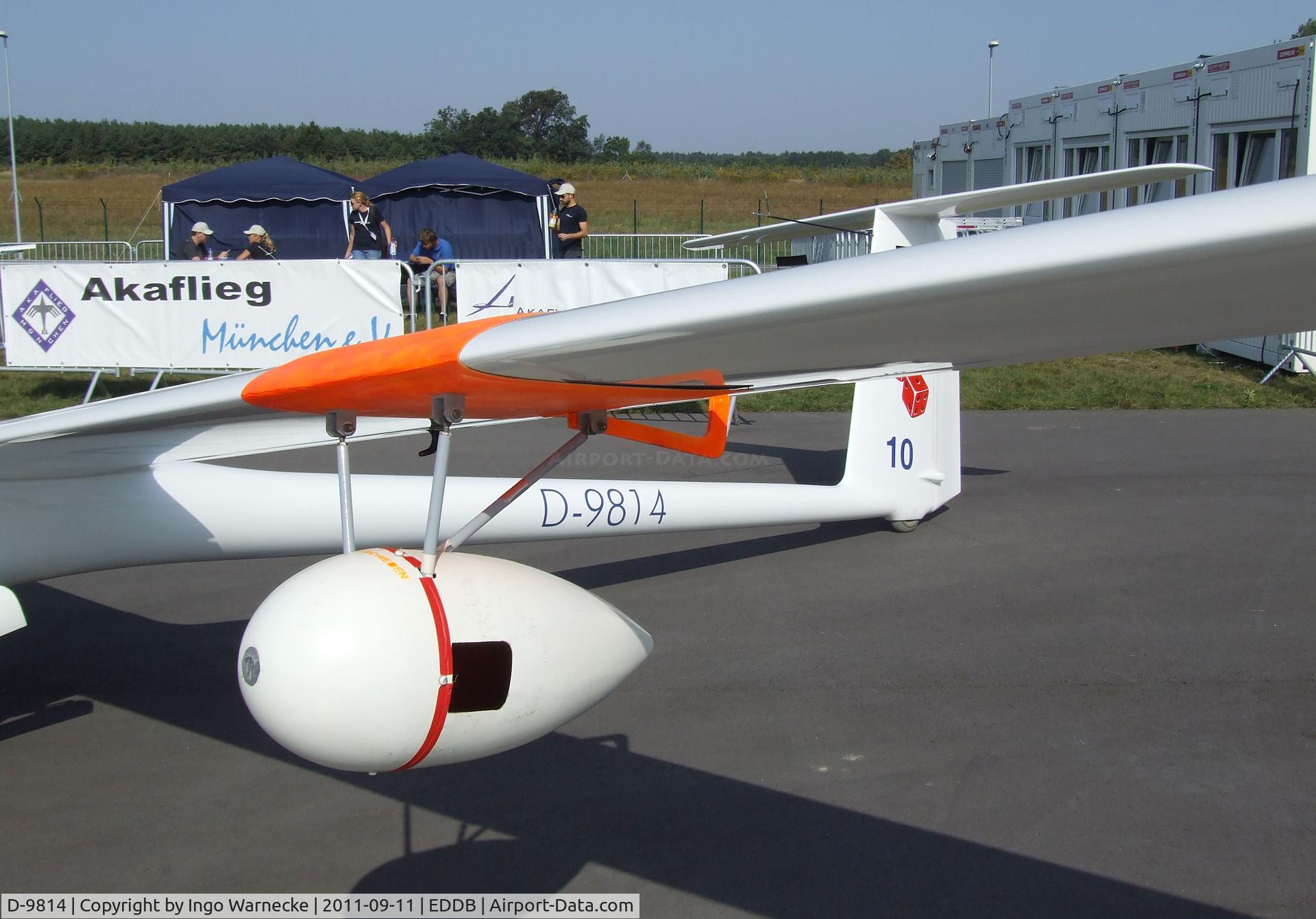 D-9814, 2011 Akaflieg Braunschweig SB-14 C/N Not found D-9814, Akaflieg Braunschweig SB 14 at the ILA 2012, Berlin