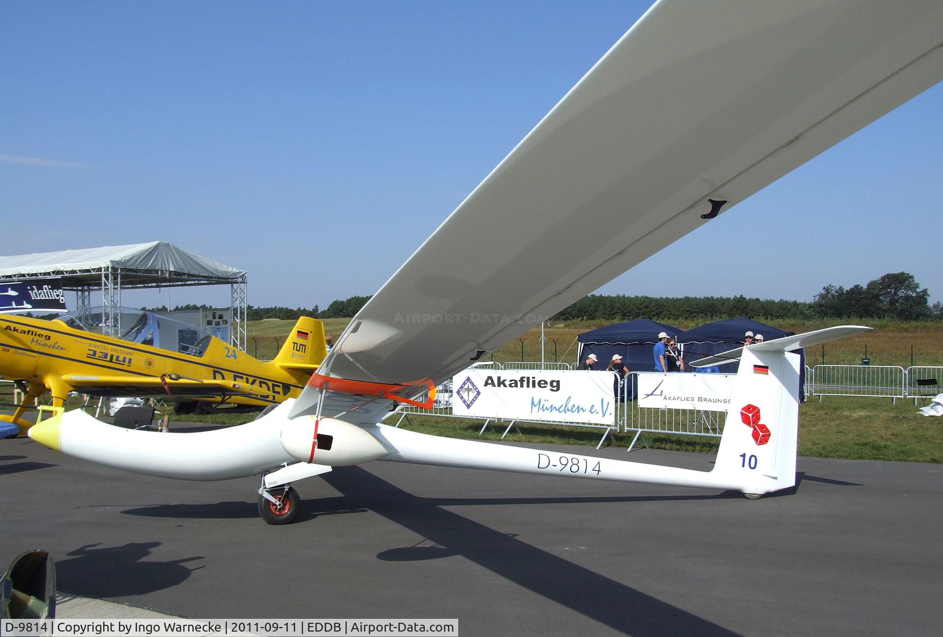 D-9814, 2011 Akaflieg Braunschweig SB-14 C/N Not found D-9814, Akaflieg Braunschweig SB 14 at the ILA 2012, Berlin