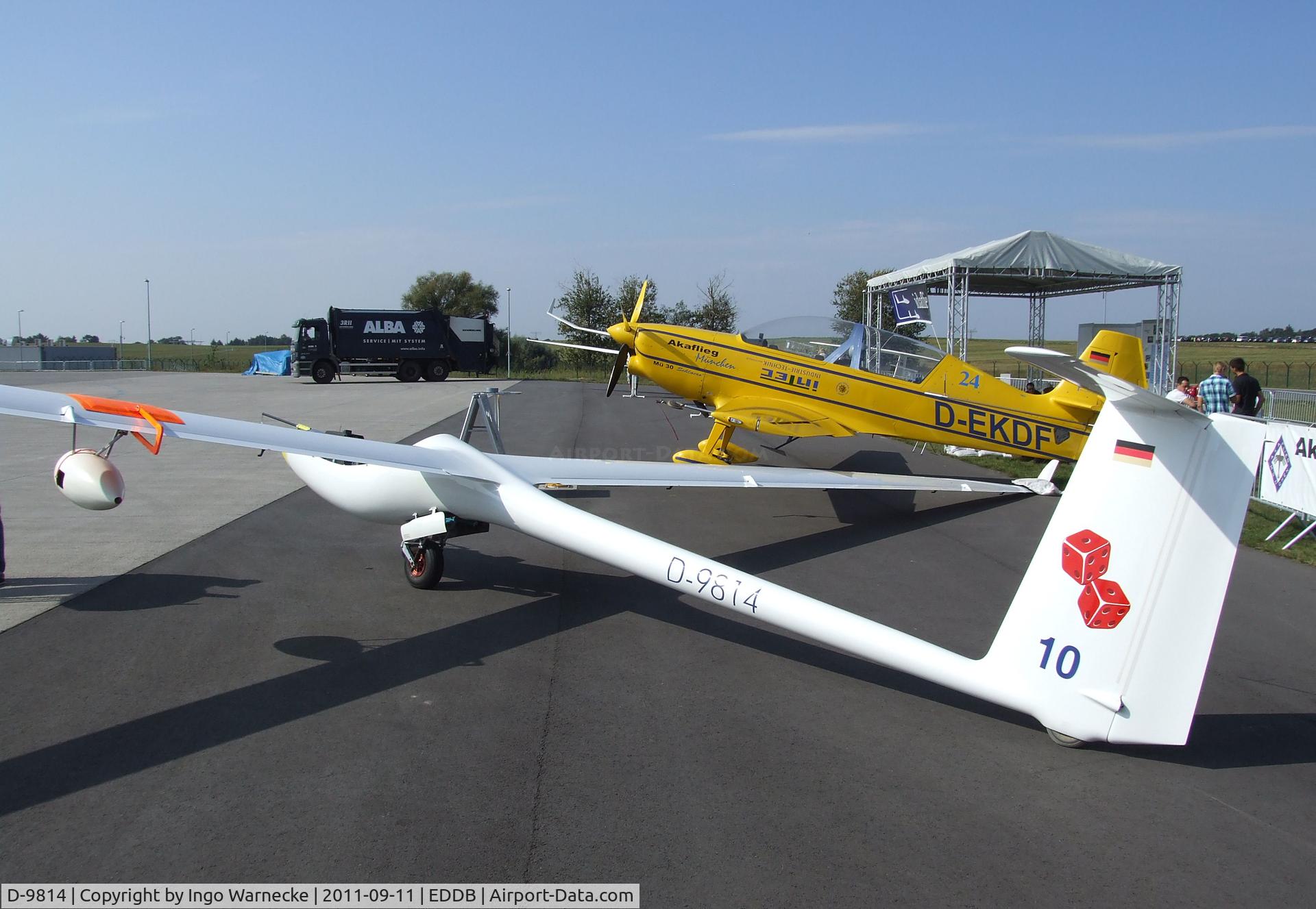 D-9814, 2011 Akaflieg Braunschweig SB-14 C/N Not found D-9814, Akaflieg Braunschweig SB 14 at the ILA 2012, Berlin