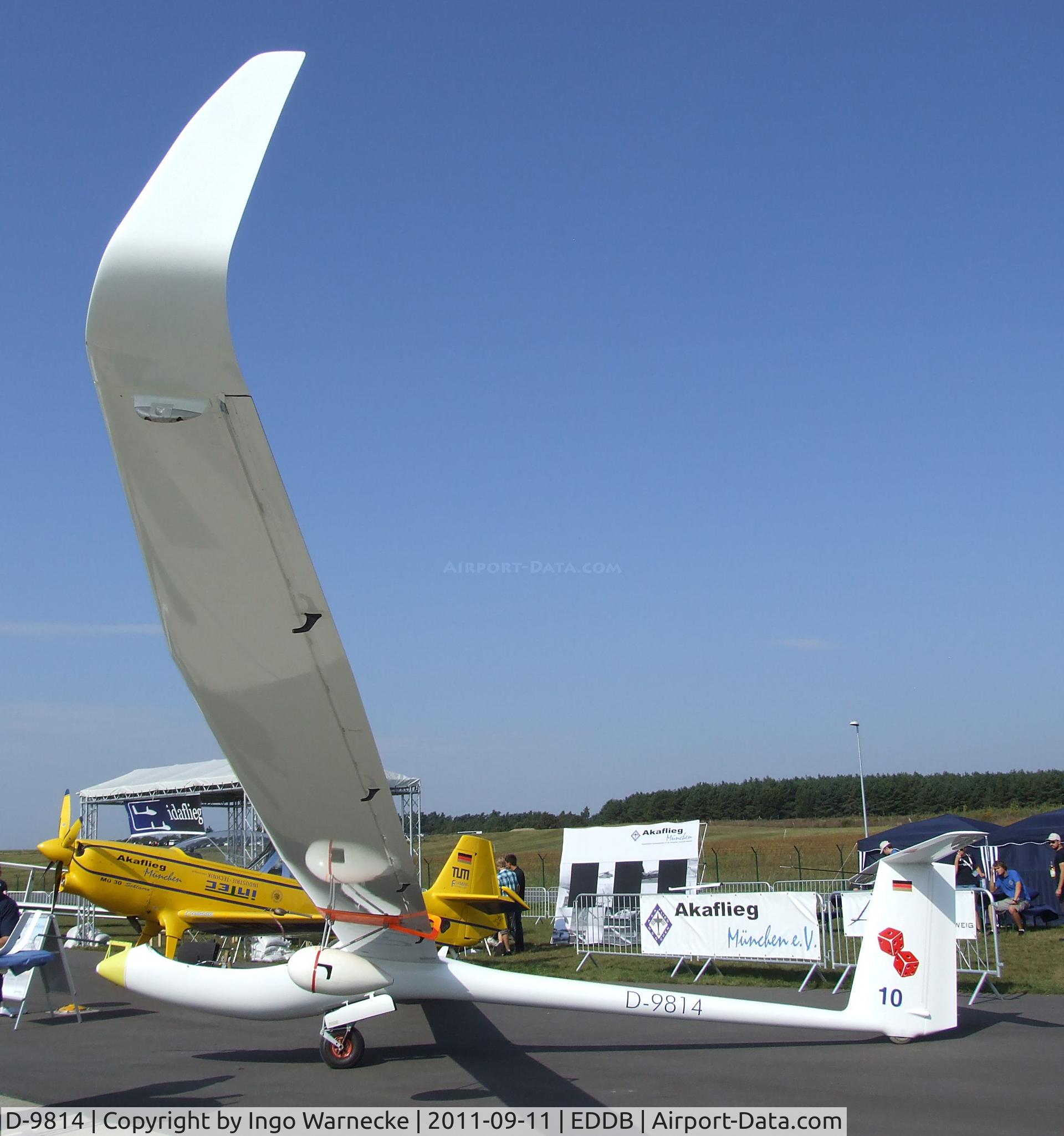 D-9814, 2011 Akaflieg Braunschweig SB-14 C/N Not found D-9814, Akaflieg Braunschweig SB 14 at the ILA 2012, Berlin