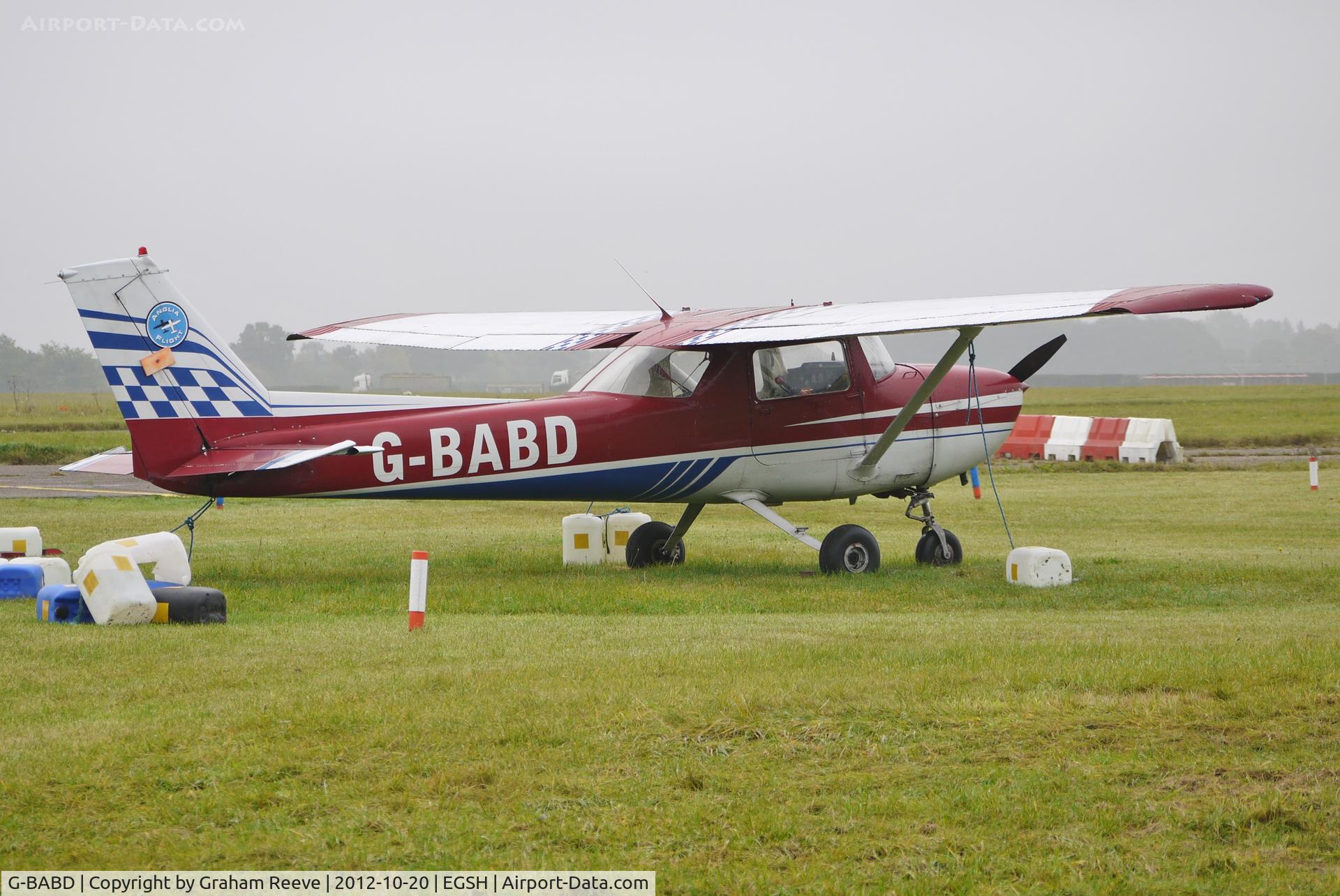 G-BABD, 1972 Reims FRA150L Aerobat C/N 0153, Parked at Norwich.