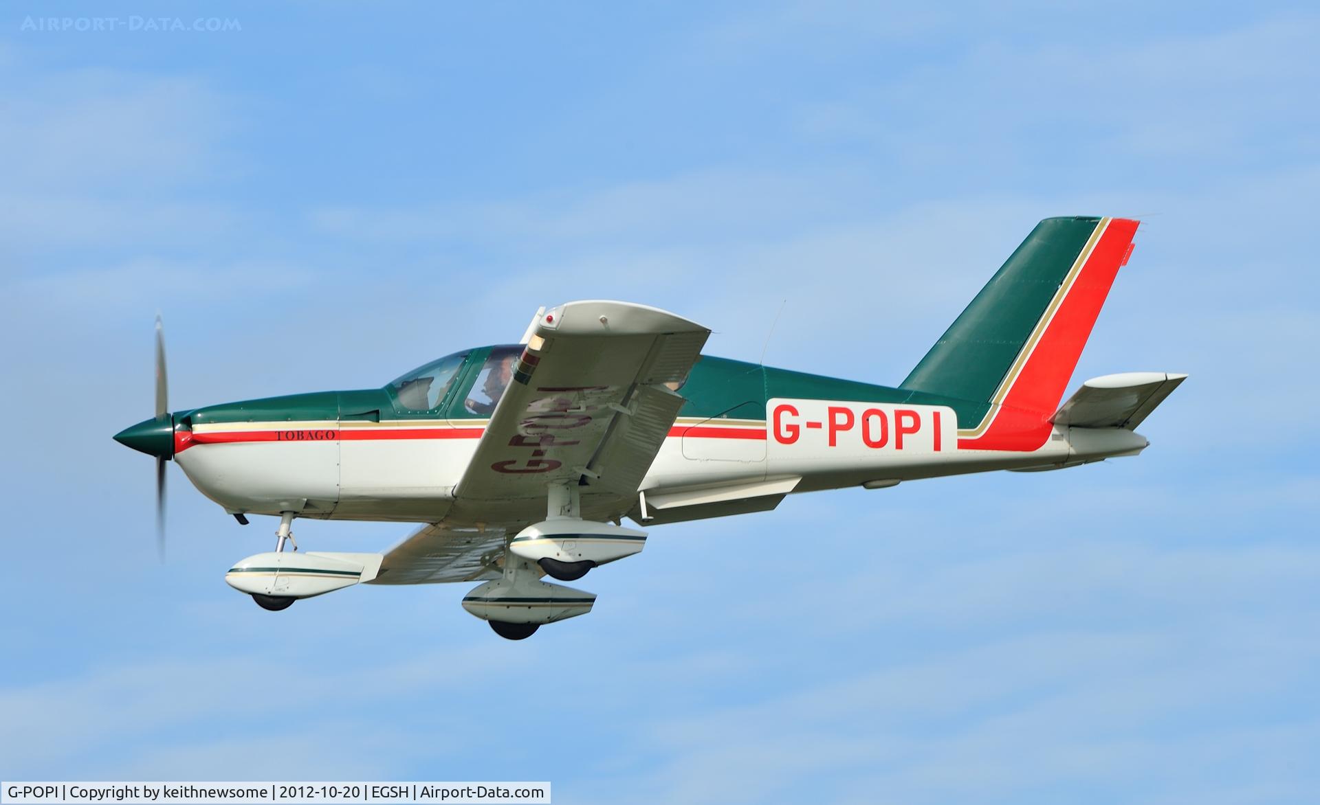 G-POPI, 1982 Socata TB-10 Tobago C/N 315, Arriving for a 'get together' at the tower !